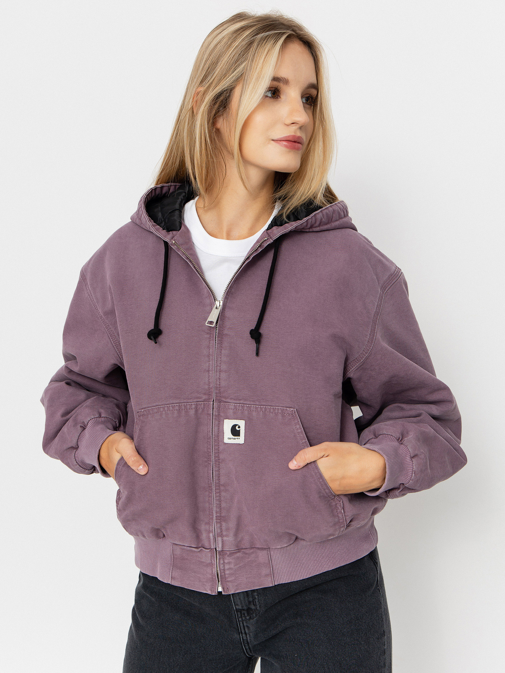 Geacă Carhartt WIP OG Active Wmn (phlox/stone canvas)