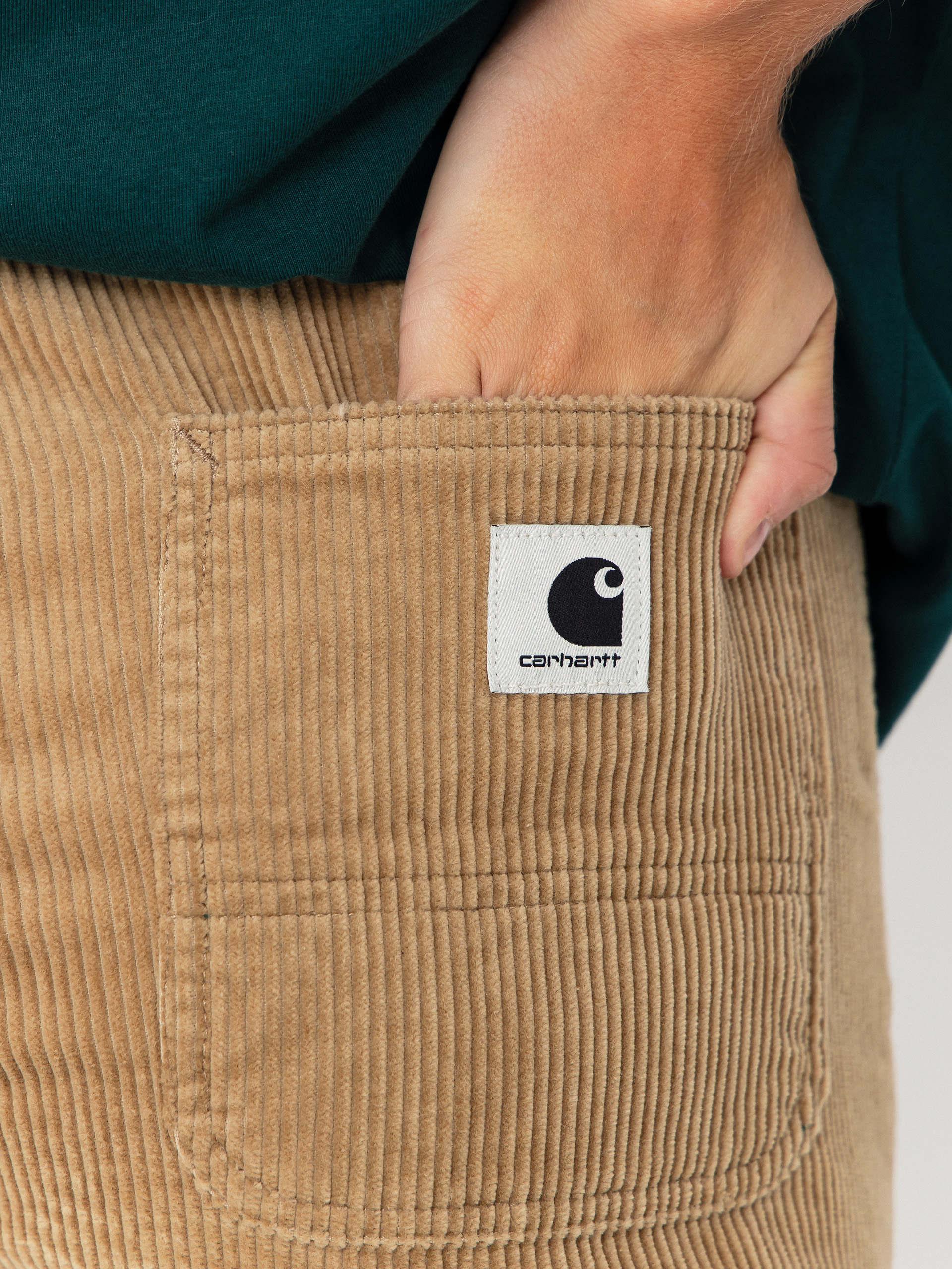 Pantaloni Carhartt WIP Simple Wmn (leather/rinsed)