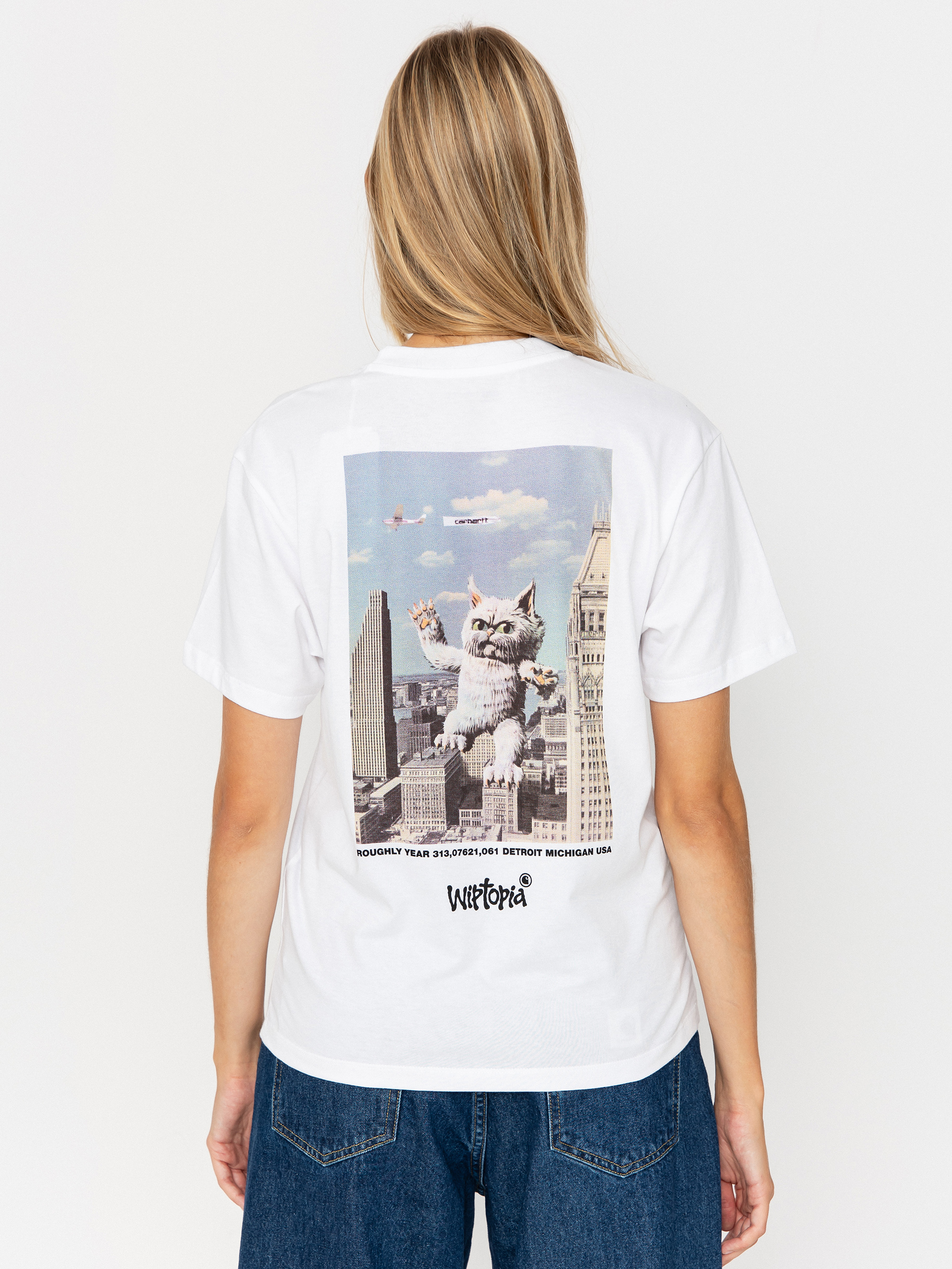Tricou Carhartt WIP Wiptopia Wmn (white)