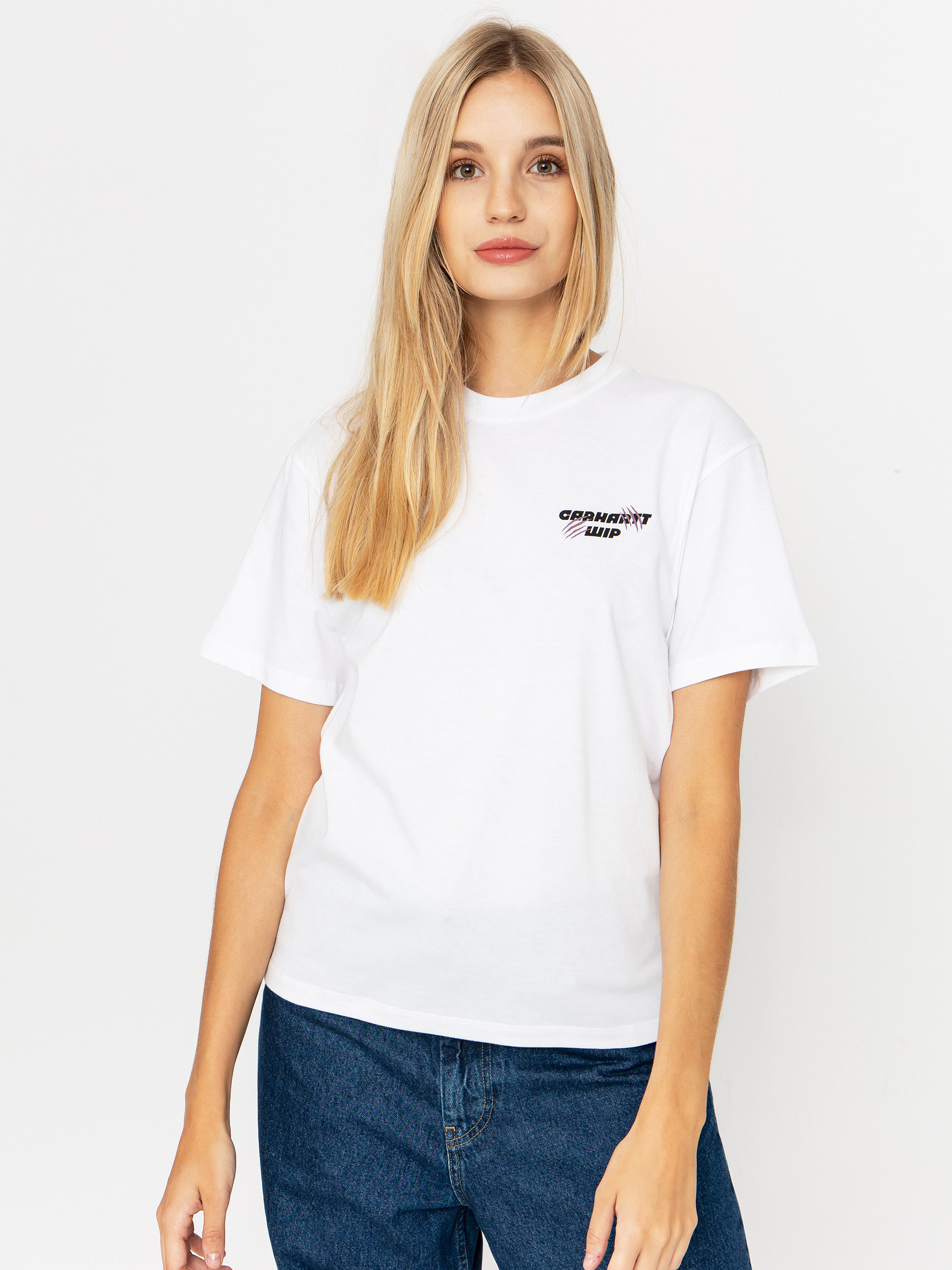 Tricou Carhartt WIP Wiptopia Wmn (white)