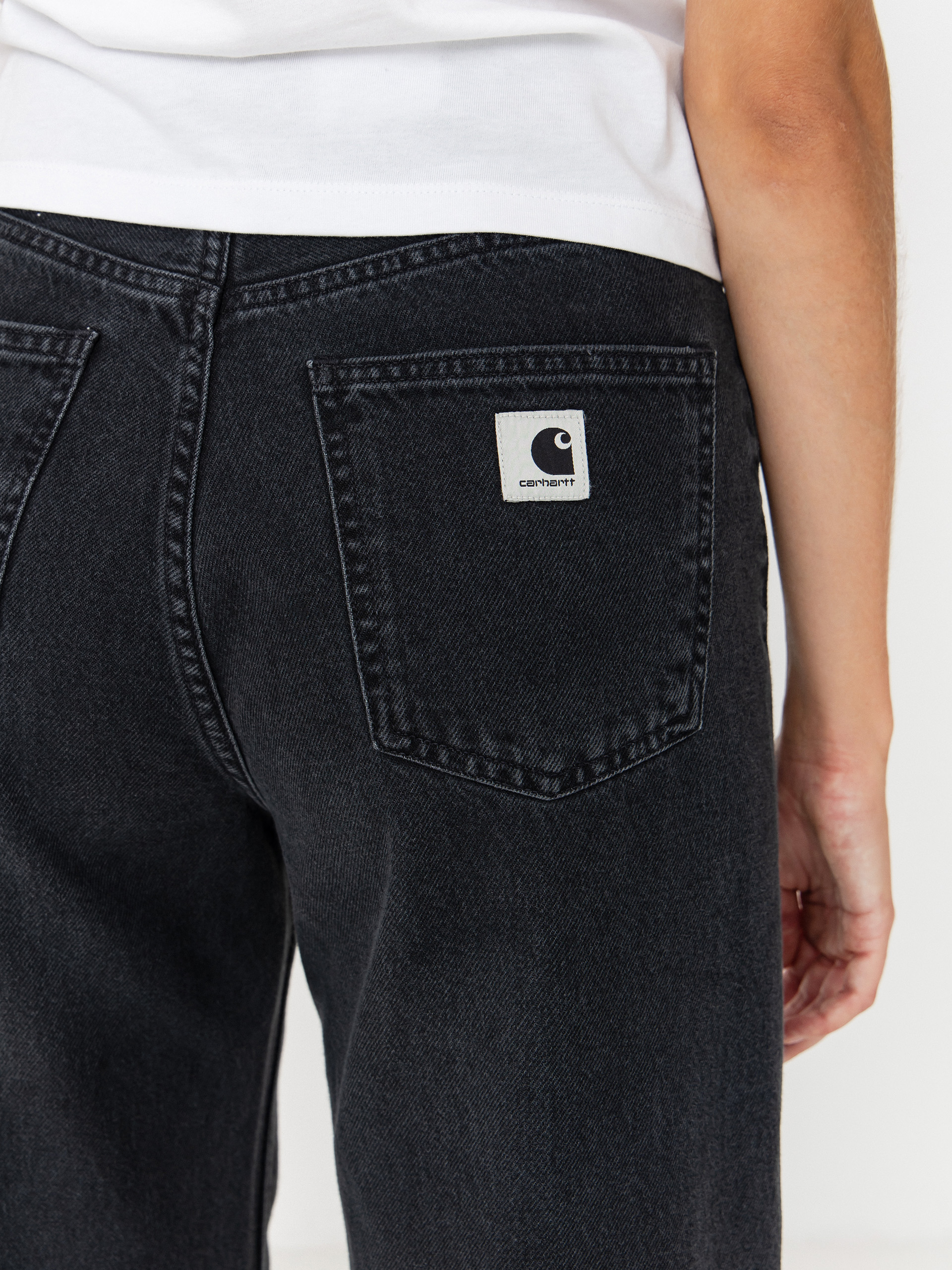 Pantaloni Carhartt WIP Jane Wmn (black/heavy stone wash)