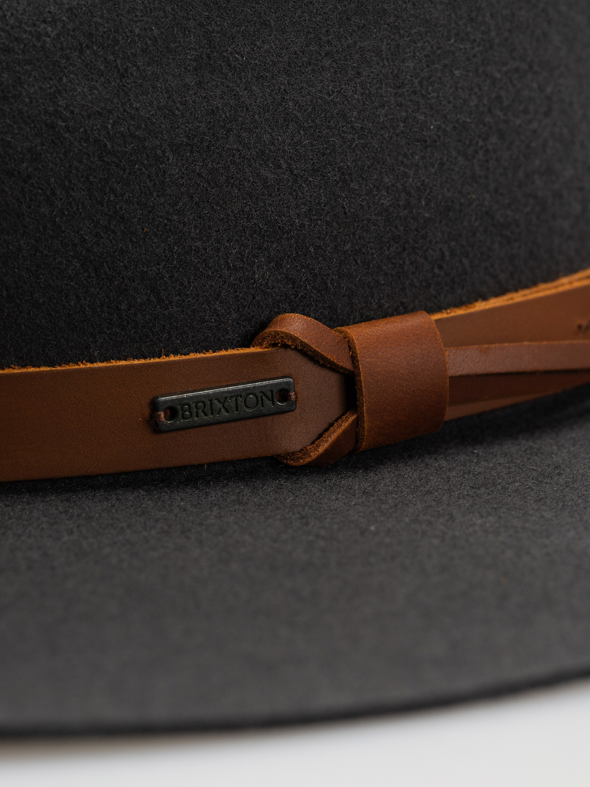 Pălărie Brixton Hawkins Wthr Guard Cowboy Hat (asphalt/brown)