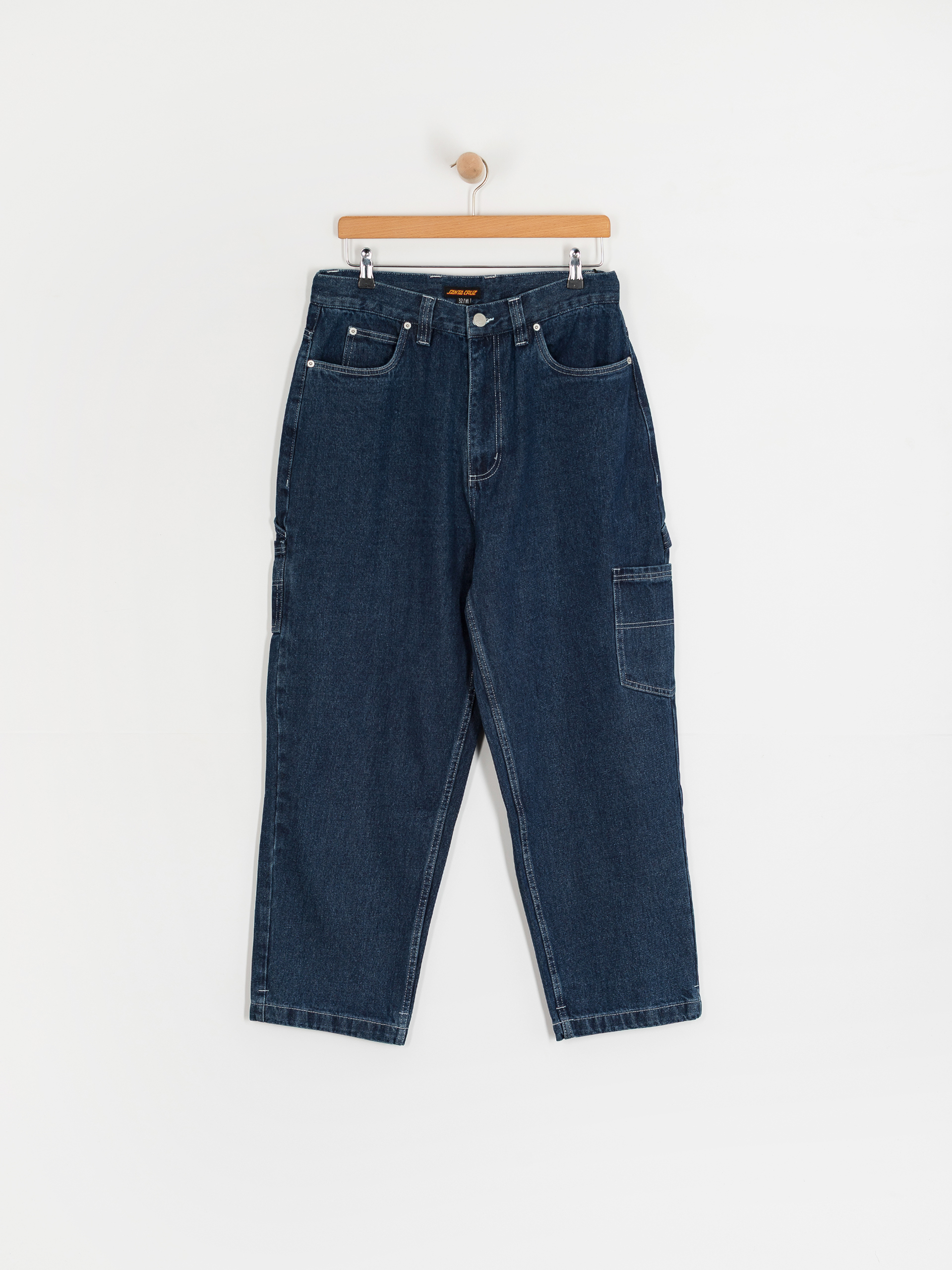 Pantaloni Santa Cruz Carpenter (dark denim/white)