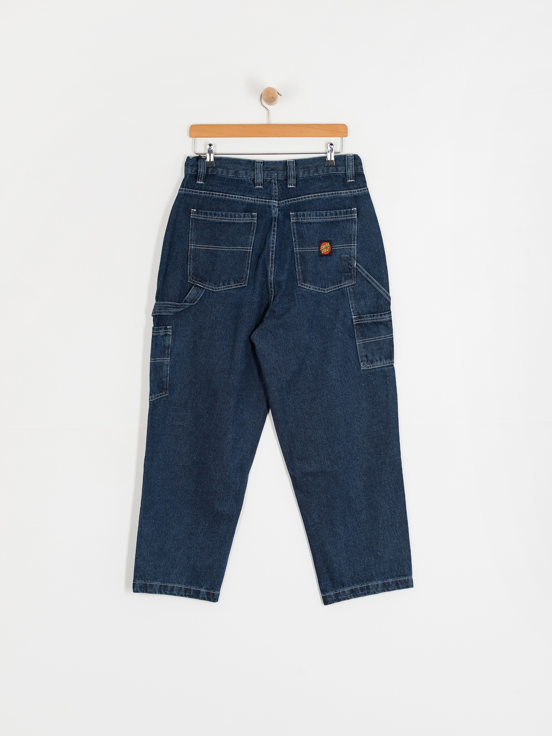 Pantaloni Santa Cruz Carpenter (dark denim/white)