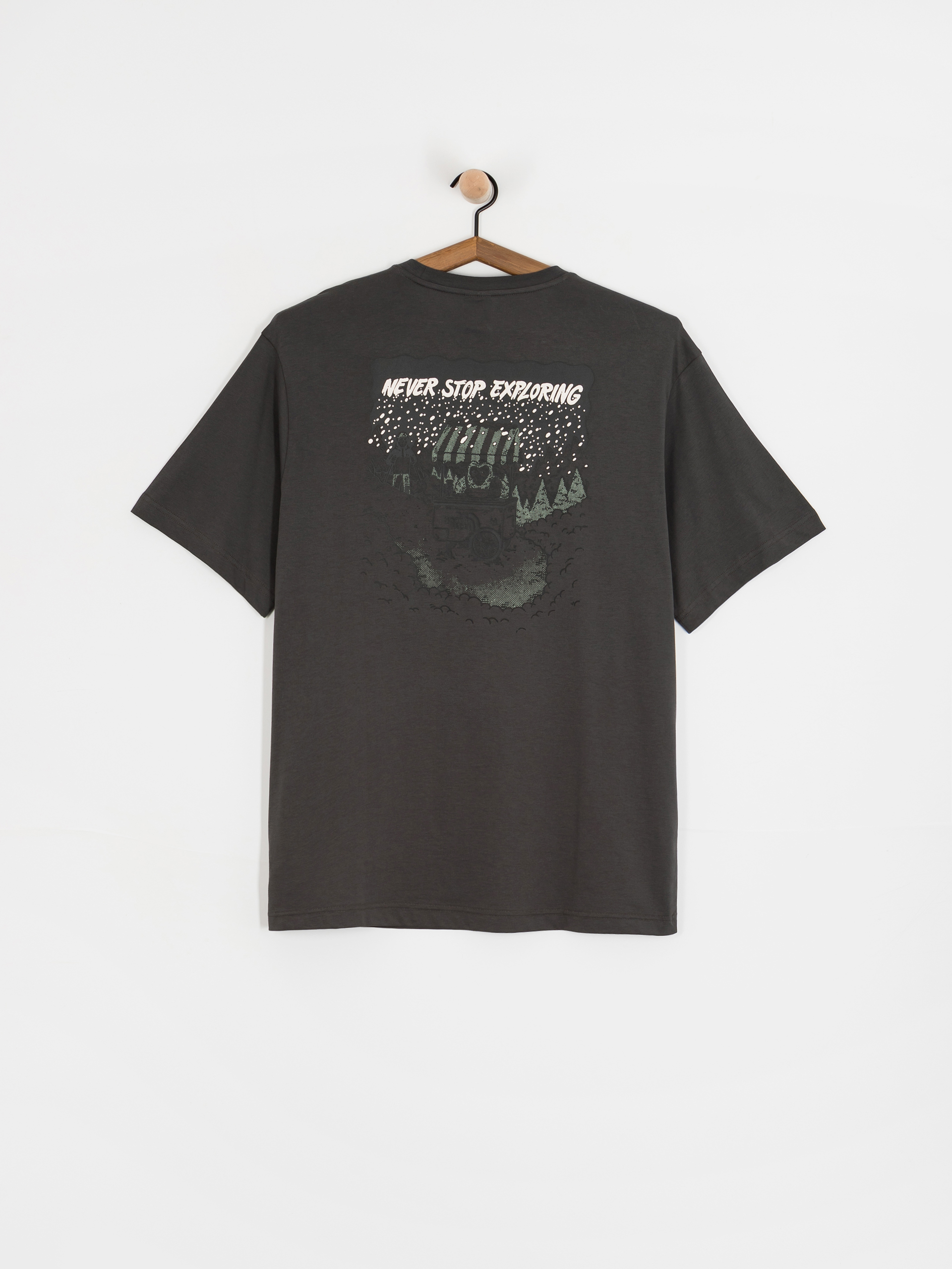 Tricou The North Face Powder Days Relaxed Graphic (asphalt grey)