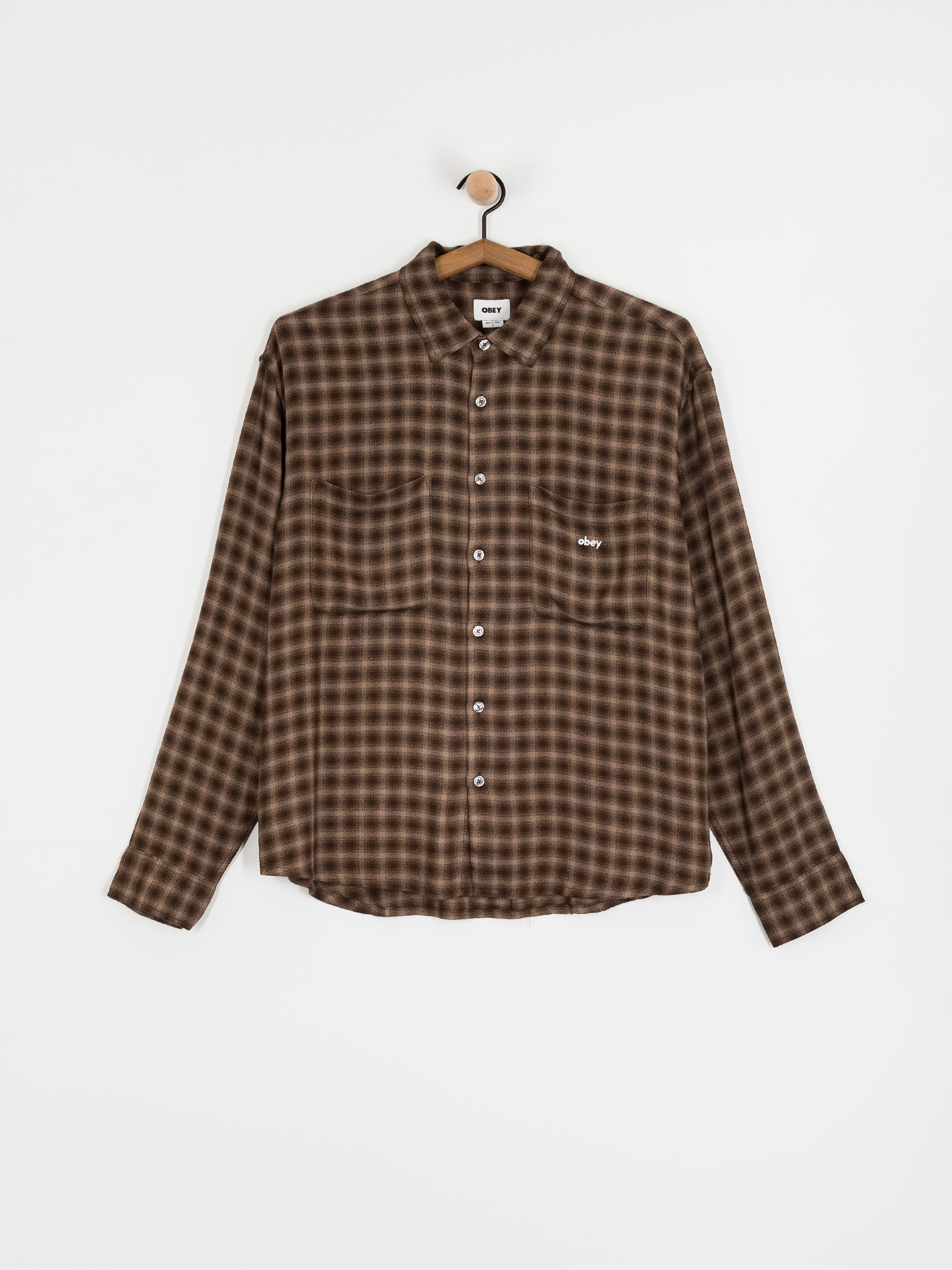 Cămașă OBEY Clarence Woven (black multi)