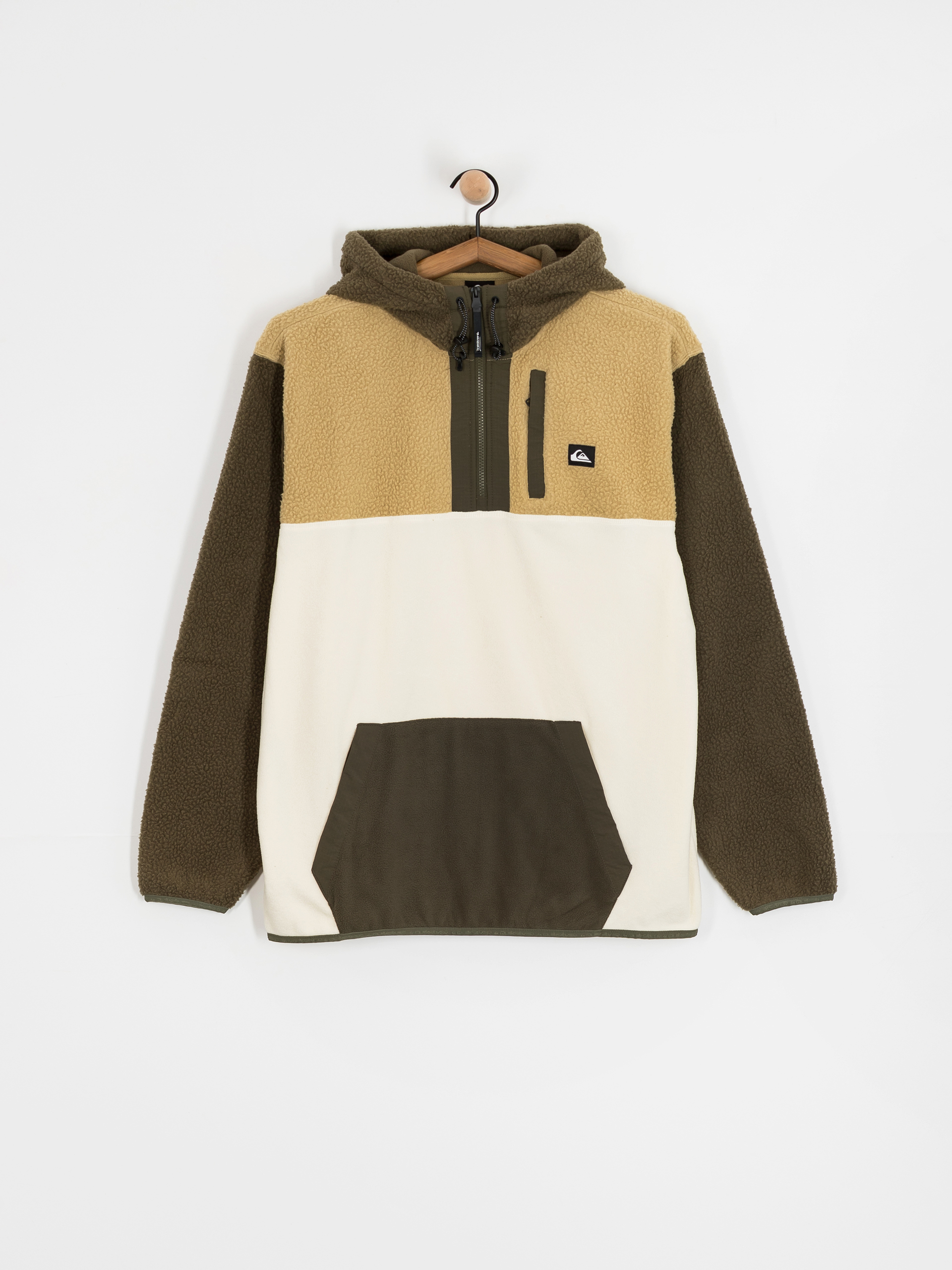 Pentru bărbați Hanorac din fleece Quiksilver Ocean View Mix Up Hoody (grape leaf)