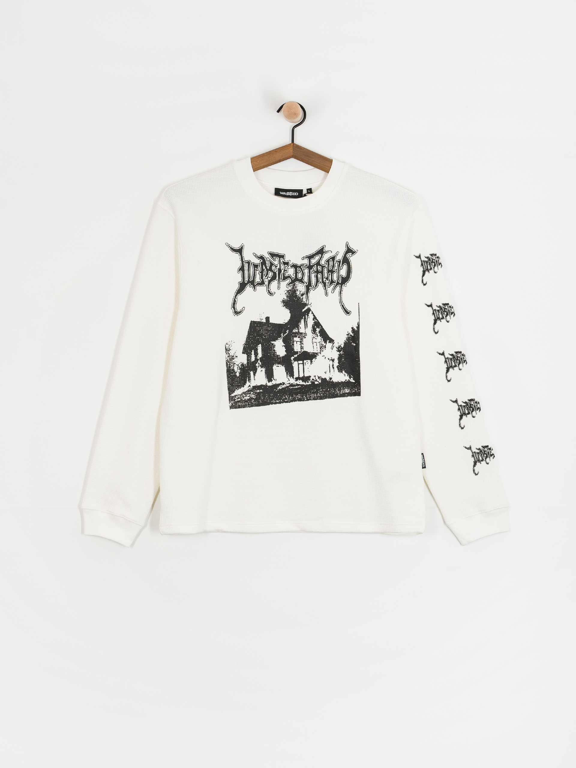 Longsleeve Wasted Paris Ignited Thermal (white)