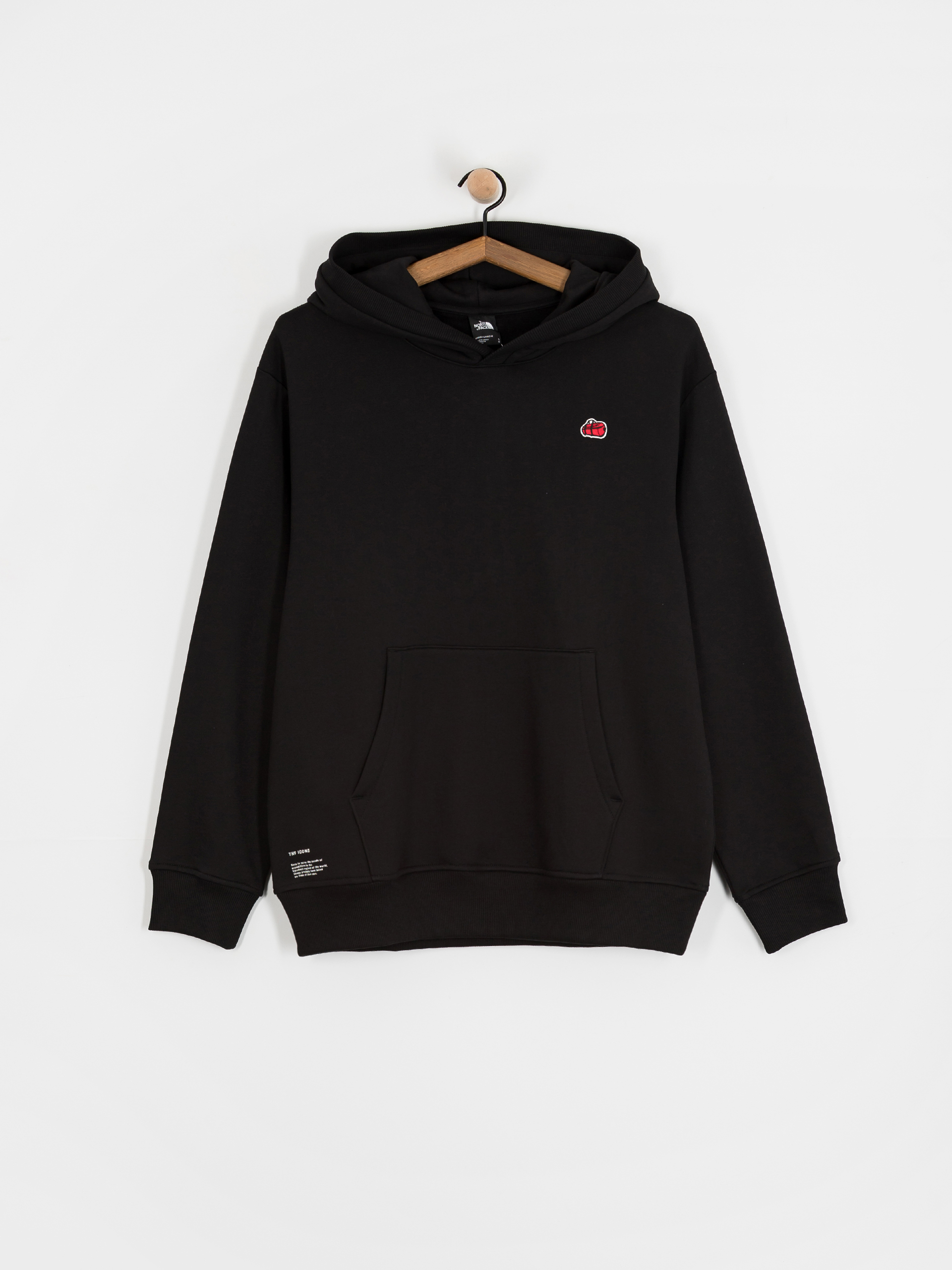 Hanorac cu glugă The North Face Icon Relaxed HD (tnf black)