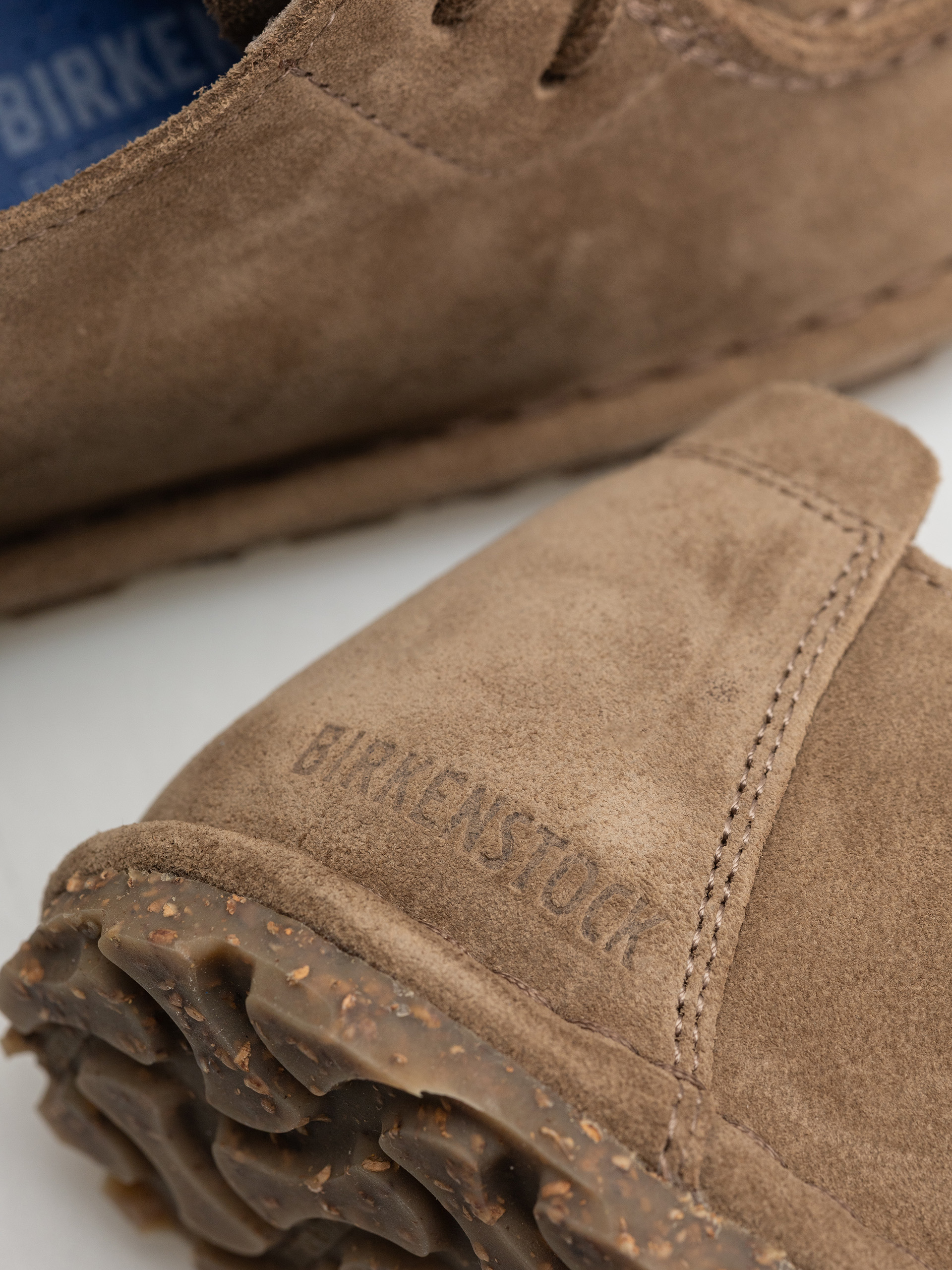 Șlapi Birkenstock Utti Lace Suede Leather Narrow Wmn (gray taupe)