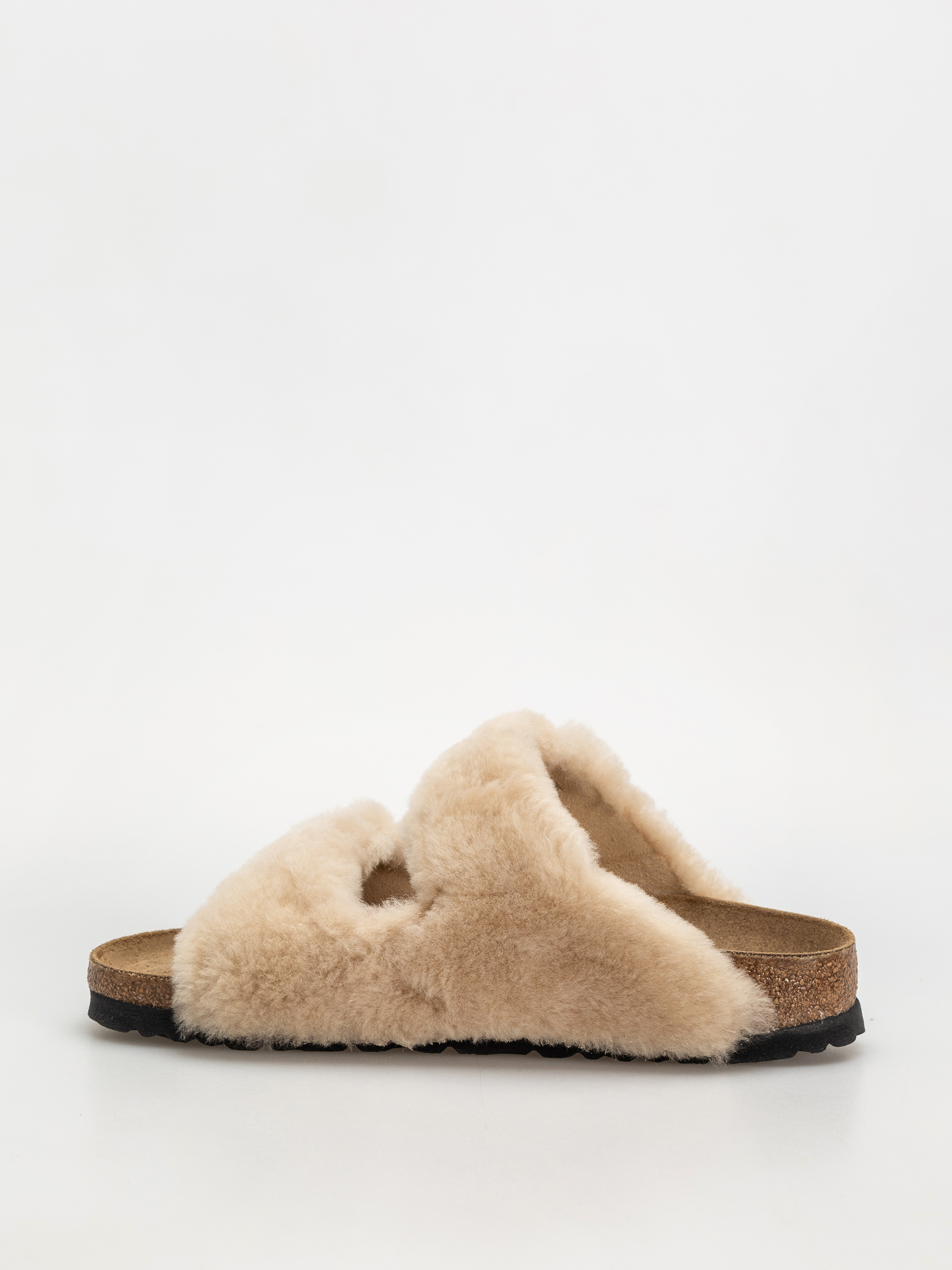 Șlapi Birkenstock Arizona Shearling Cover Upper Narrow Wmn (sandcastle)