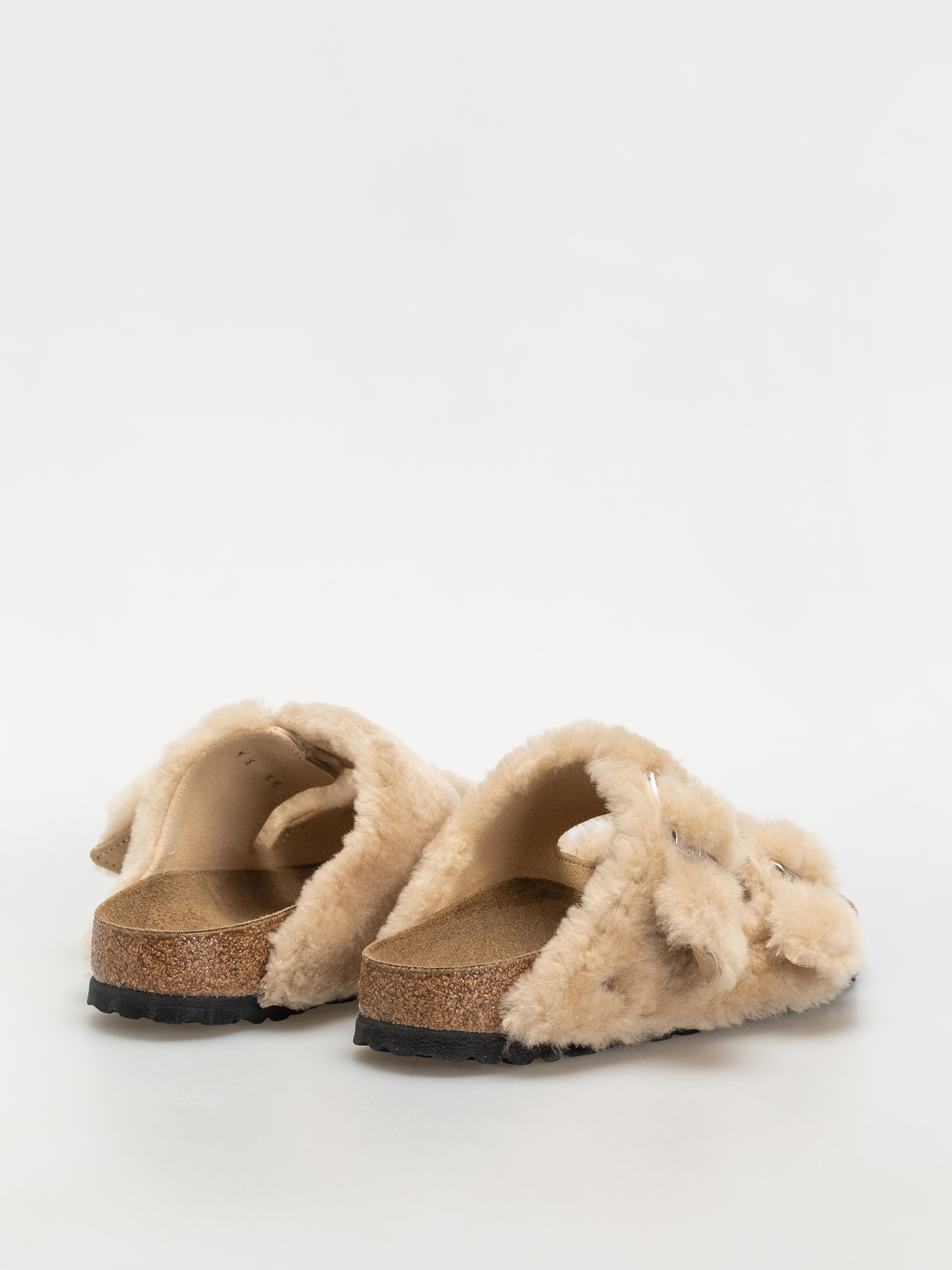 Șlapi Birkenstock Arizona Shearling Cover Upper Narrow Wmn (sandcastle)