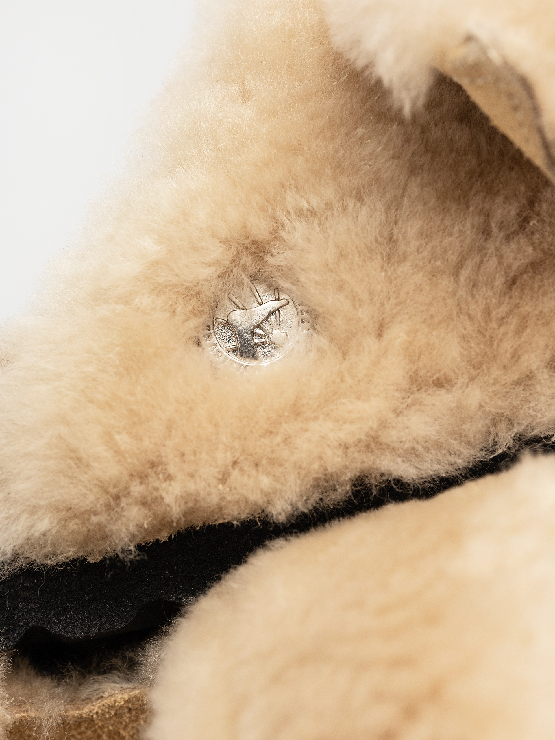 Șlapi Birkenstock Arizona Shearling Cover Upper Narrow Wmn (sandcastle)