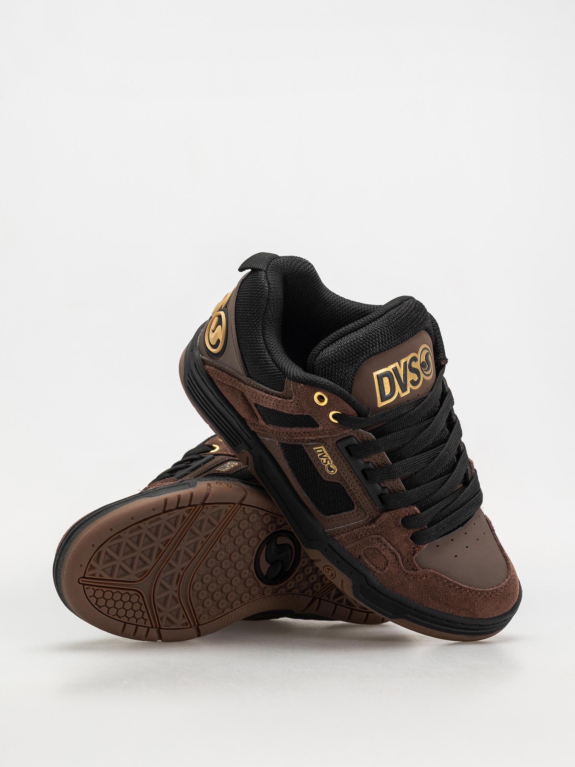 Pantofi DVS Comanche (brown/blk/gold)