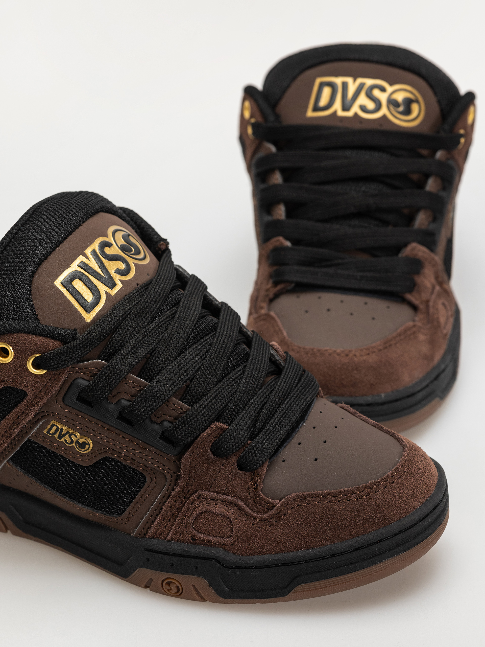 Pantofi DVS Comanche (brown/blk/gold)