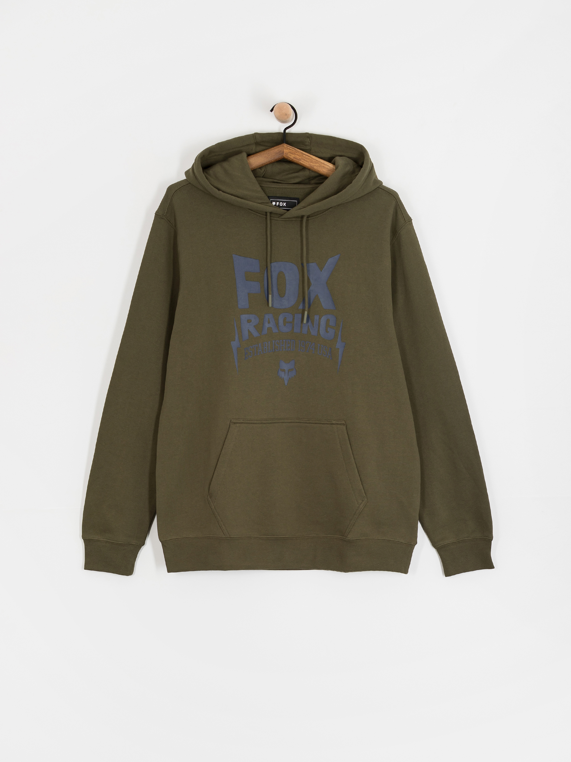 Hanorac cu glugă Fox Bolt HD (olive green)