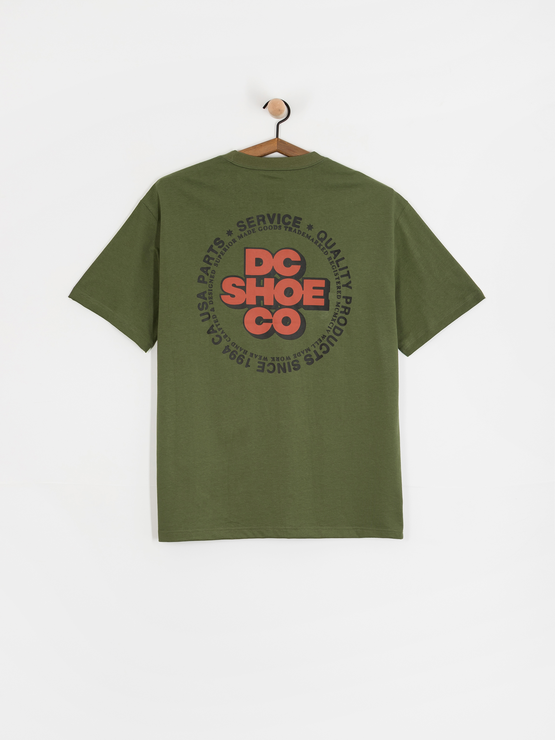Tricou DC Work Circle (bronze green)