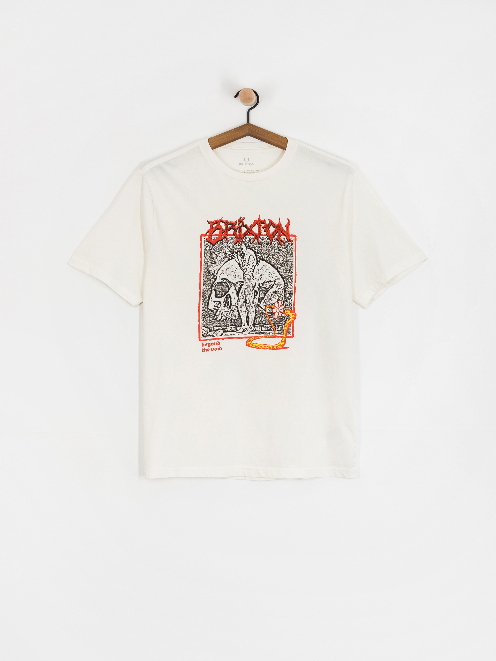 Tricou Brixton Void Premium Stt (off white worn wash)