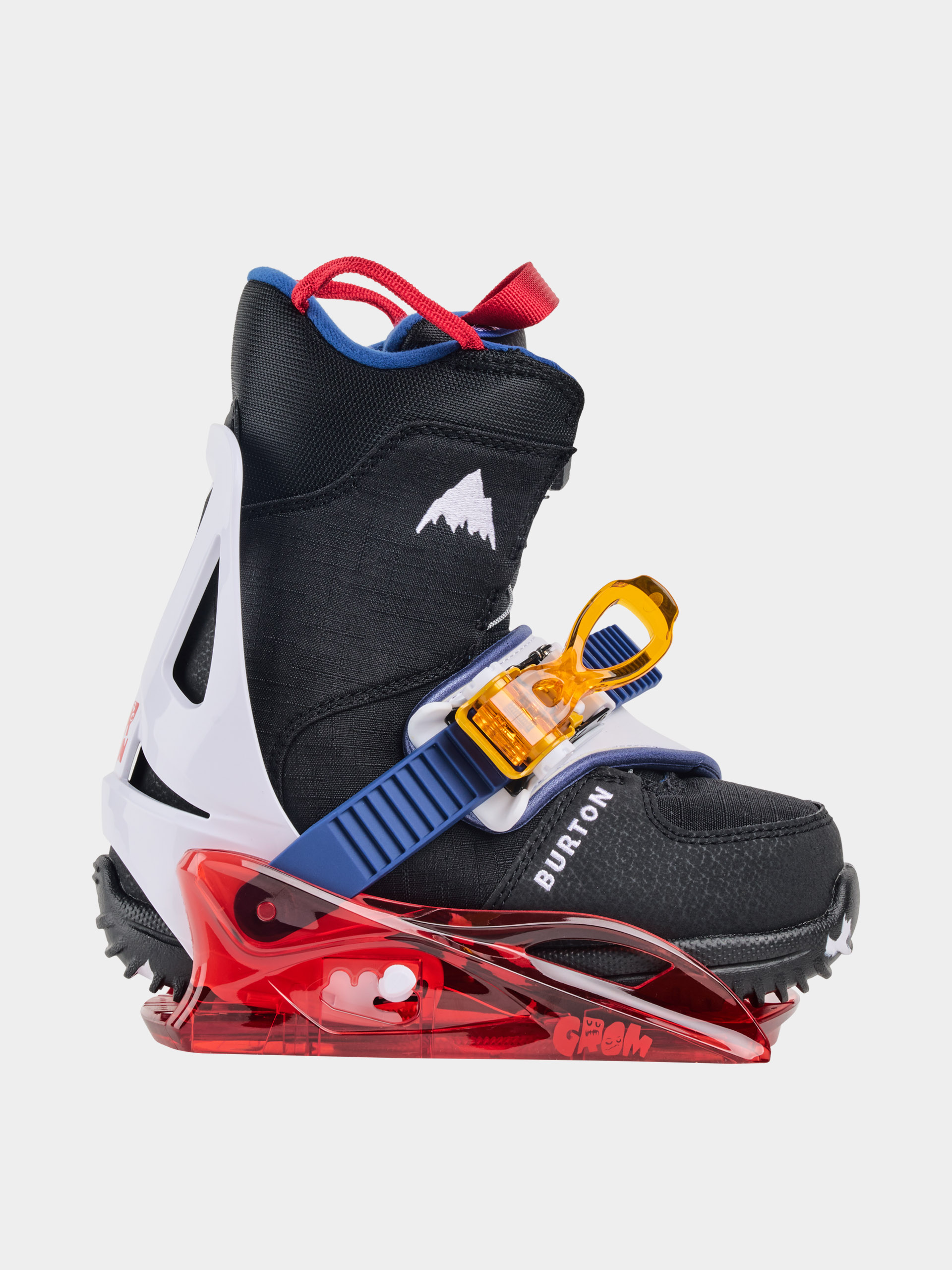 Legături pentru snowboard Burton Grom Disc JR (red/multi)