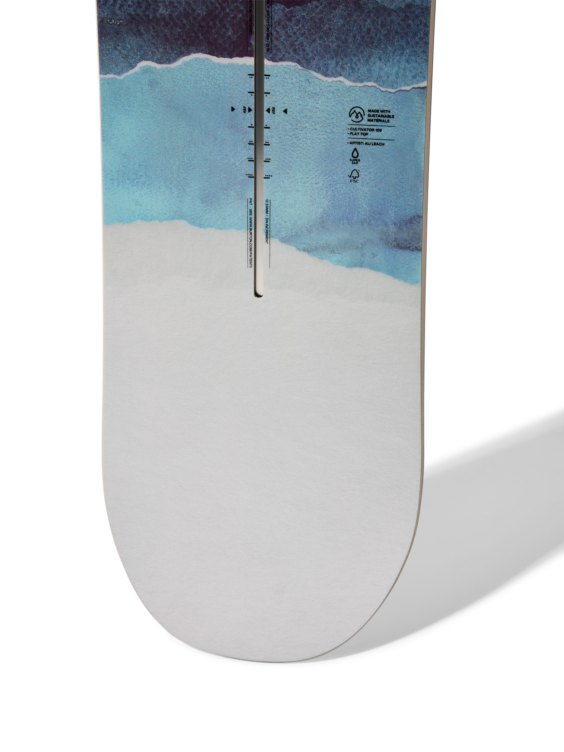 Snowboard Burton Cultivator (watercolor)