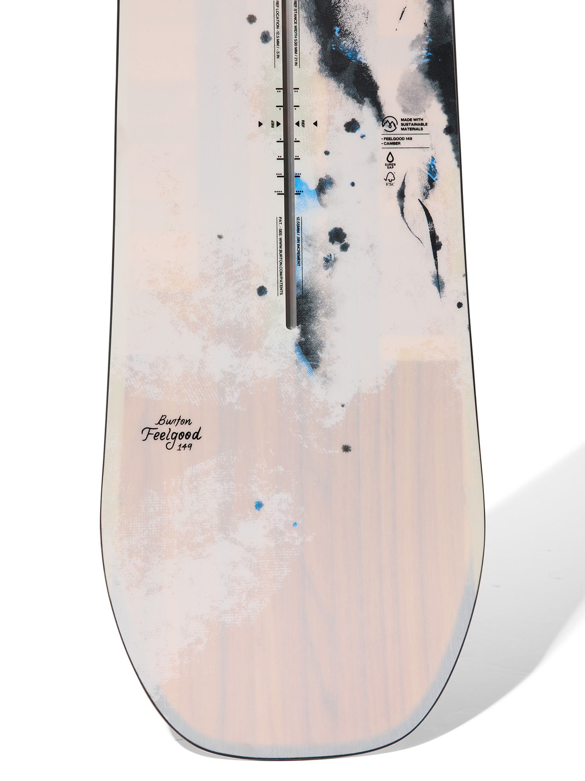 Snowboard Burton Feelgood Wmn - alb, negru, multicolor (jellyfish)