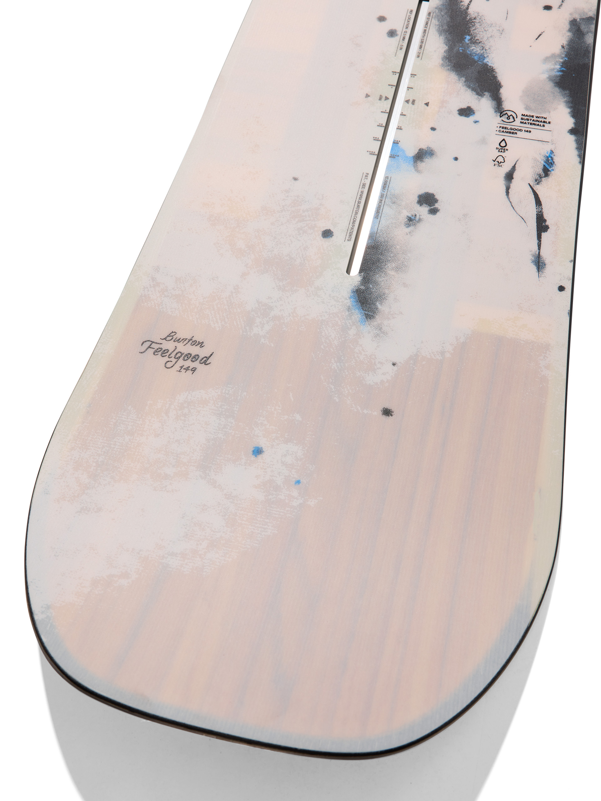 Snowboard Burton Feelgood Wmn - alb, negru, multicolor (jellyfish)