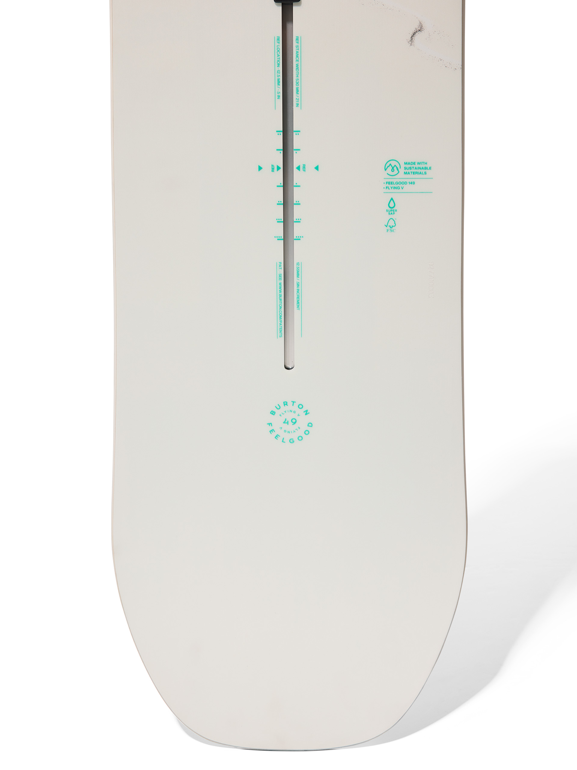 Snowboard Burton Feelgood Flying V Wmn - albastru, gri, multicolor