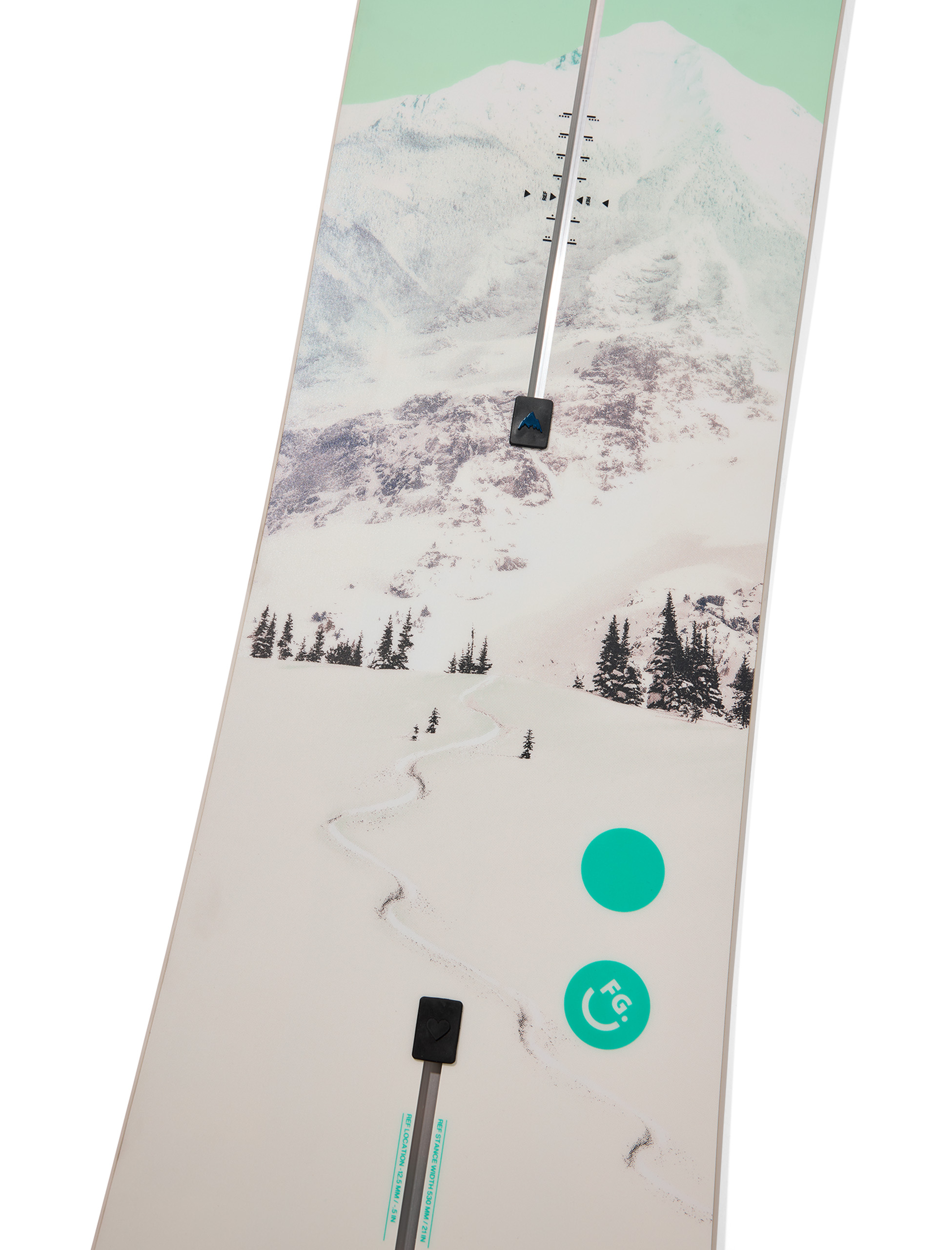 Snowboard Burton Feelgood Flying V Wmn - albastru, gri, multicolor