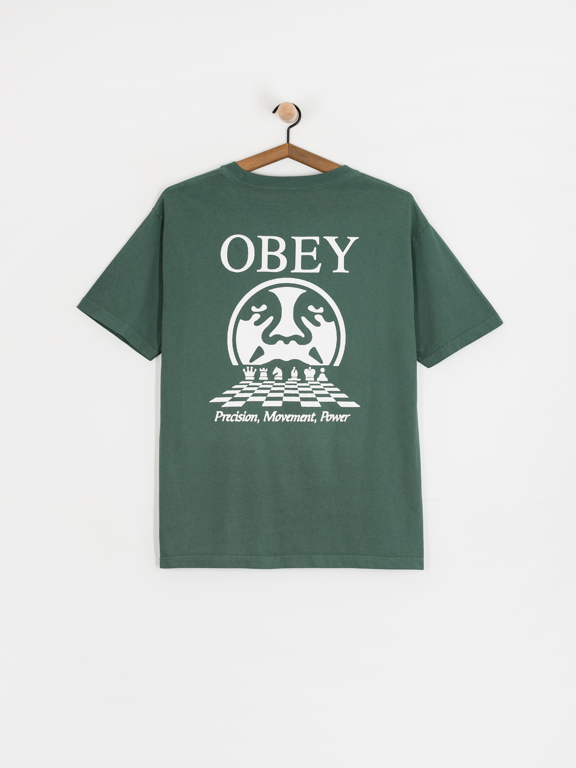 Tricou OBEY Obey Precision (pigment rainforest)