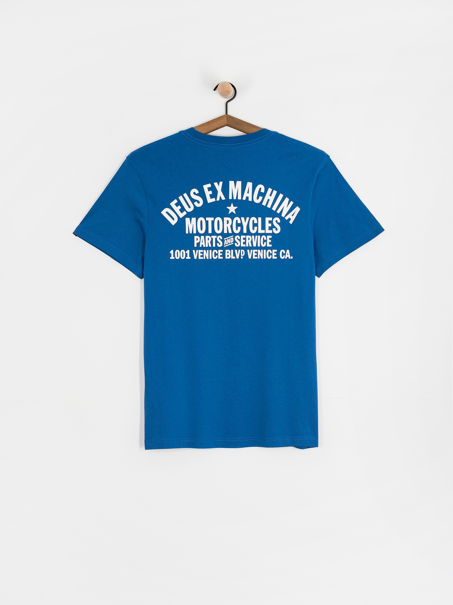 Tricou Deus Ex Machina Venice Address (classic blue)
