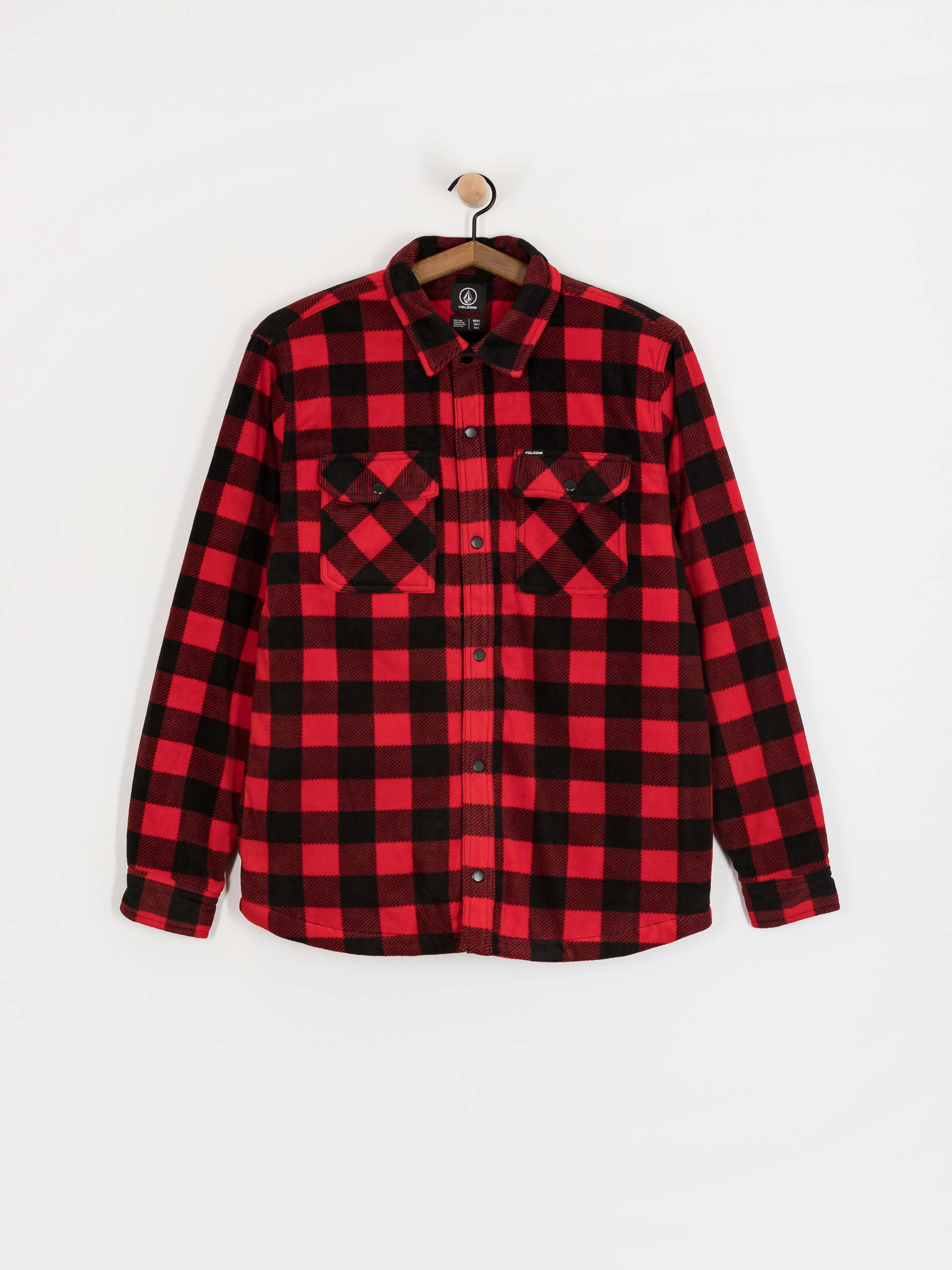 Cămașă Volcom Bowered Fleece (lifeguard red)
