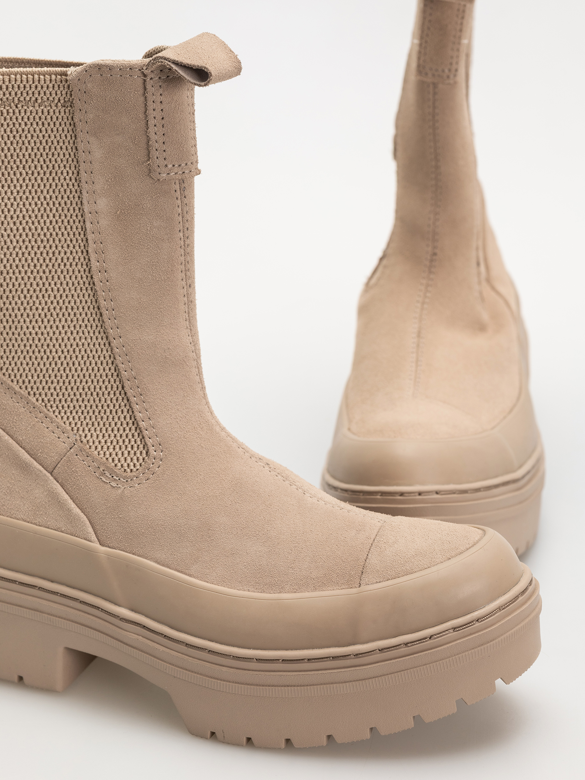 Pantofi Converse Chuck Taylor All Star Lugged Heel Chelsea Wmn (sand/chocolate)