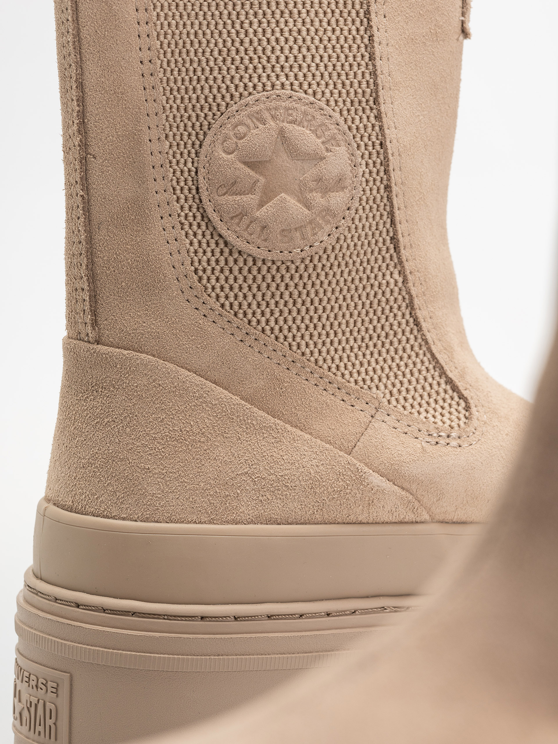 Pantofi Converse Chuck Taylor All Star Lugged Heel Chelsea Wmn (sand/chocolate)