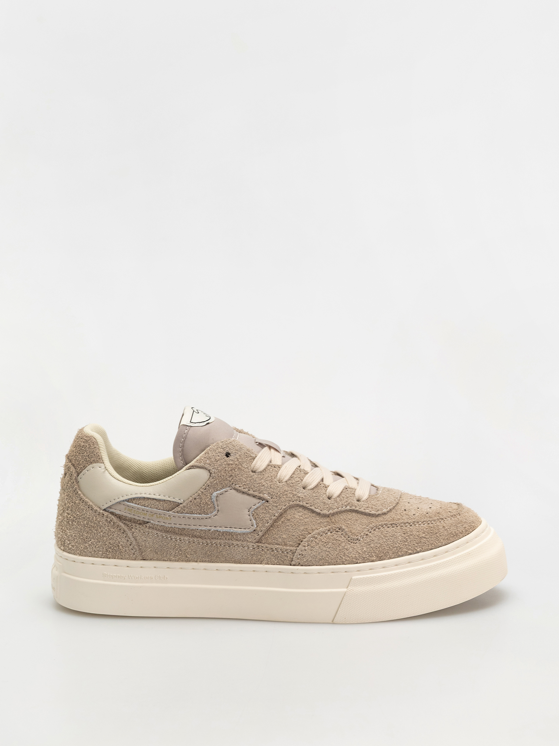 Pantofi Stepney Workers Club Pearl S-Strike (raw suede taupe)