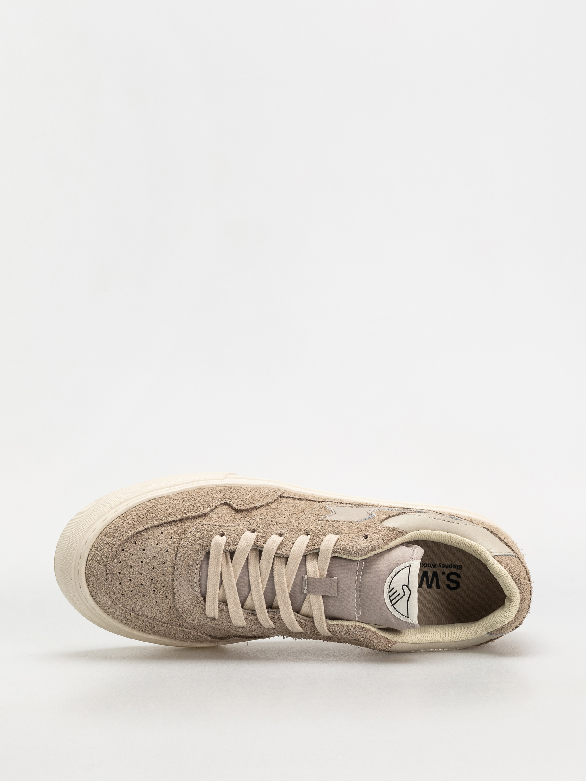 Pantofi Stepney Workers Club Pearl S-Strike (raw suede taupe)
