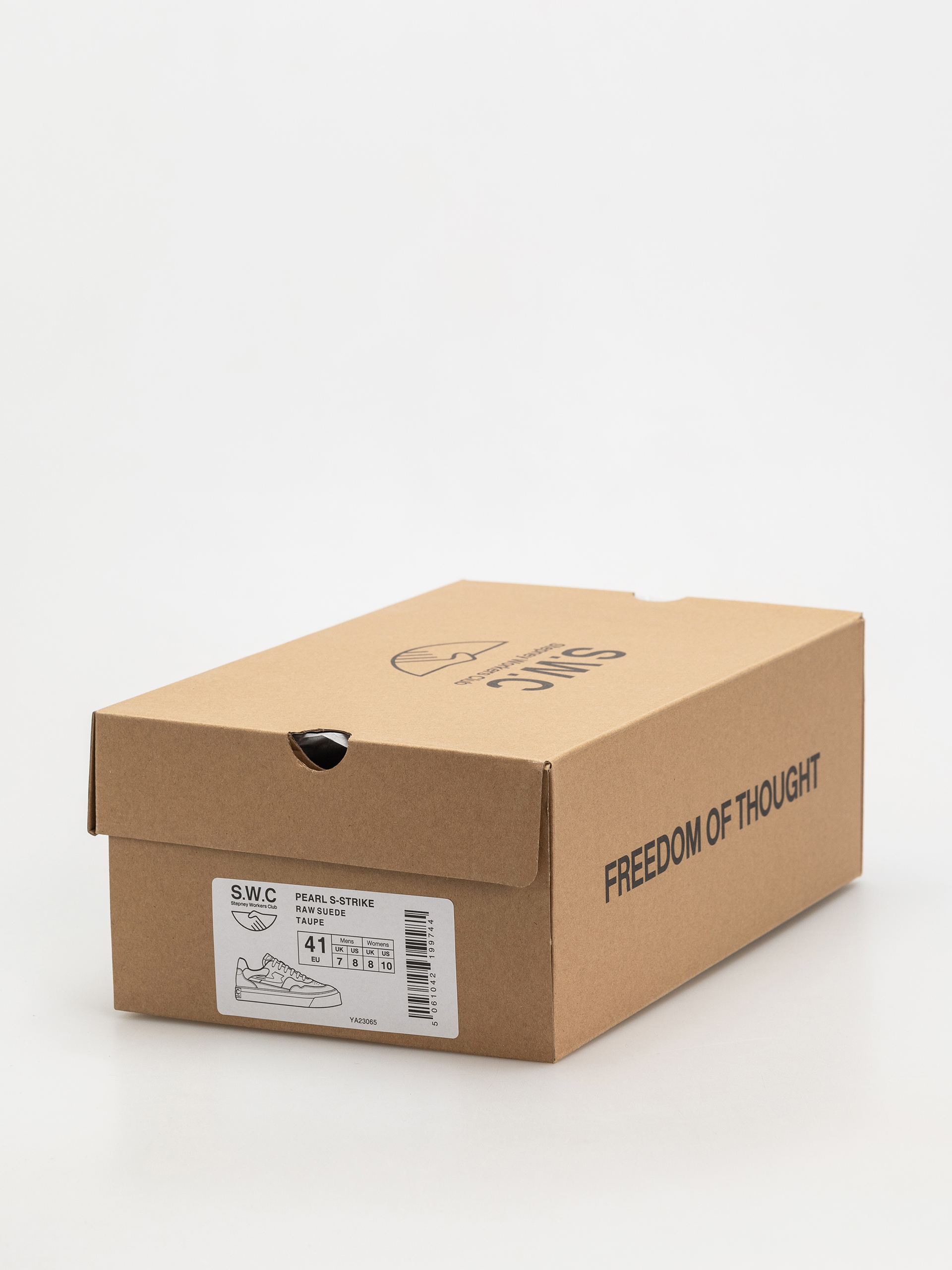 Pantofi Stepney Workers Club Pearl S-Strike (raw suede taupe)