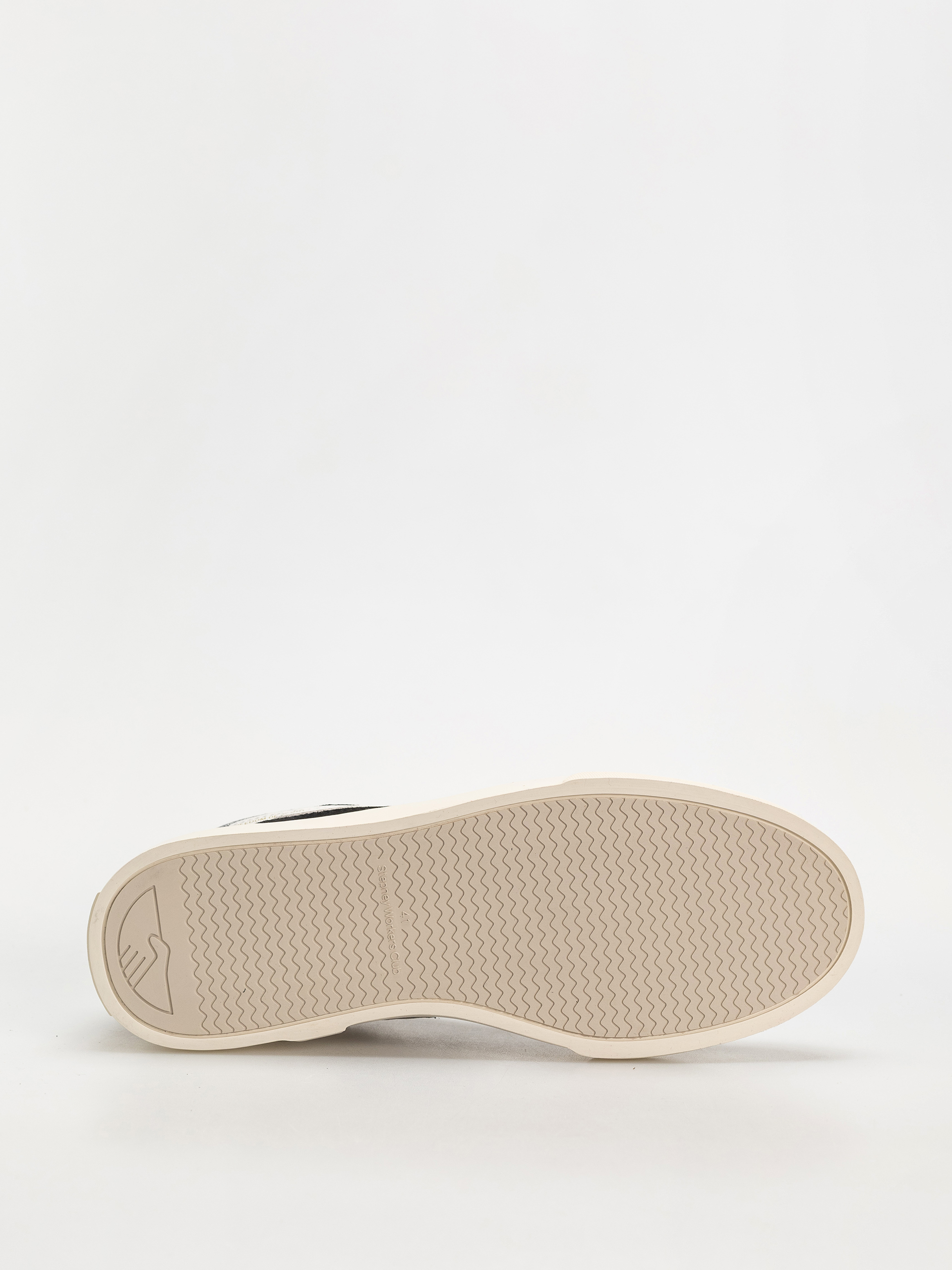 Pantofi Stepney Workers Club Pearl S-Strike (suede leather black white)