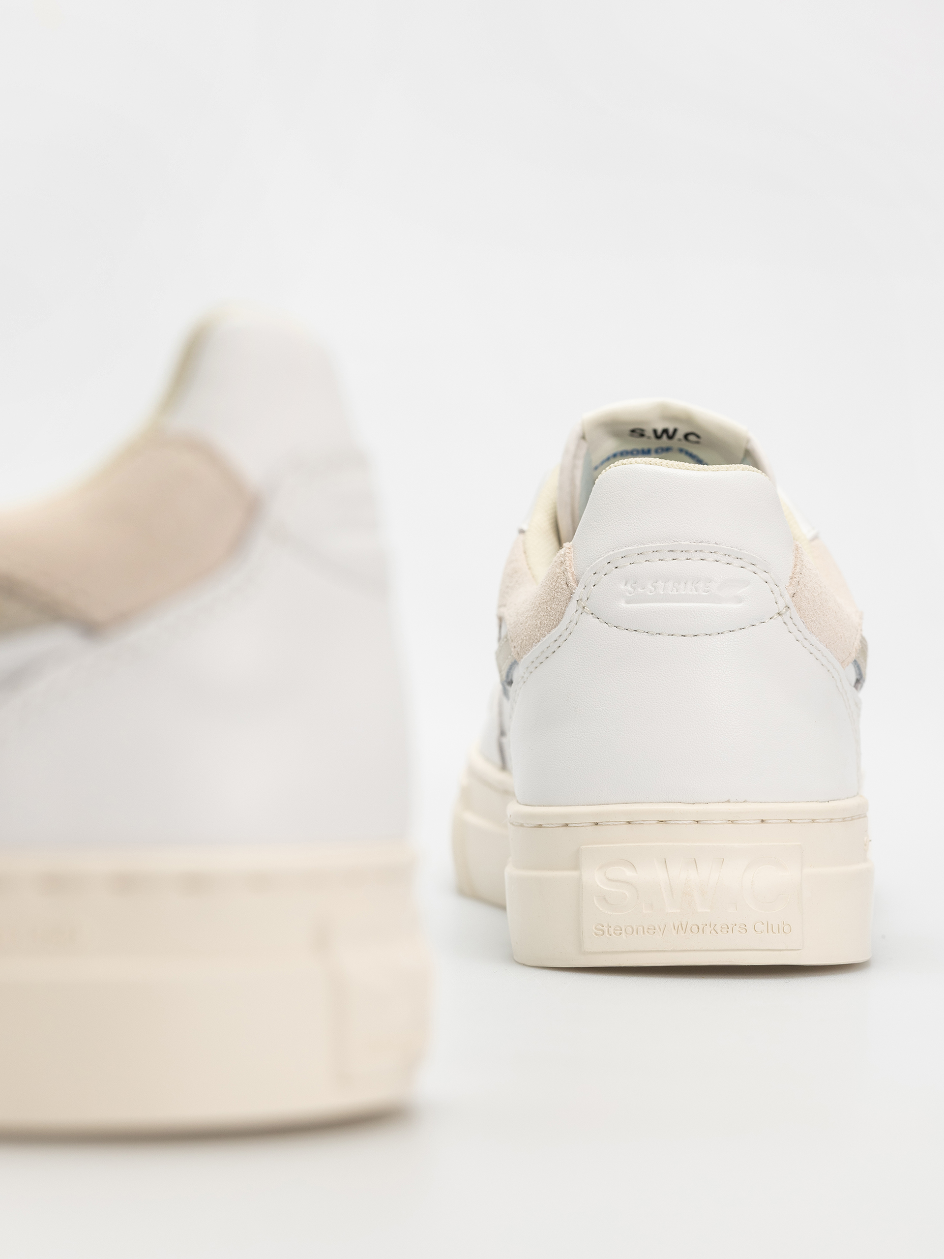 Pantofi Stepney Workers Club Pearl S-Strike (leather white putty)