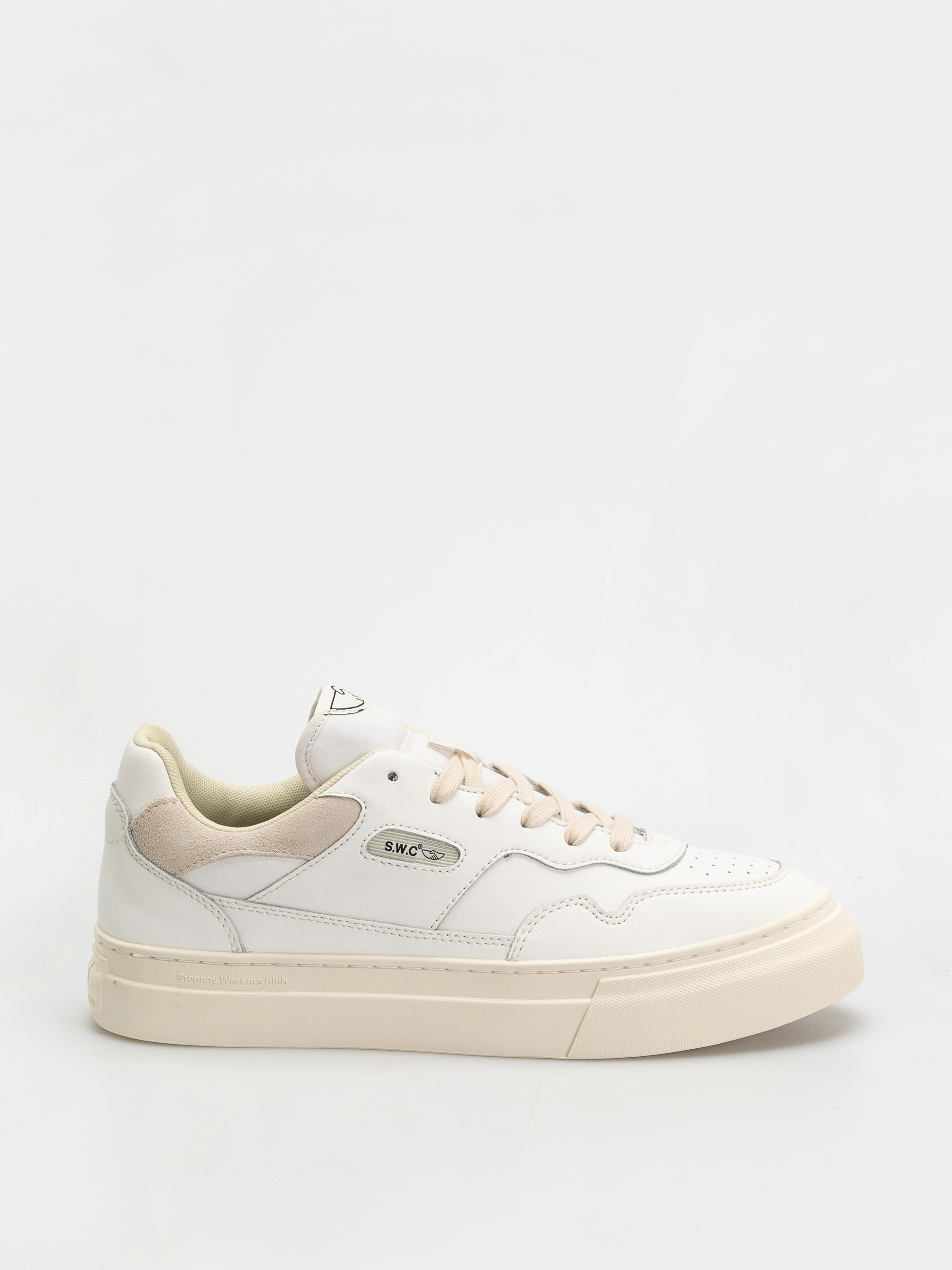 Pantofi Stepney Workers Club Pearl (leather white putty)