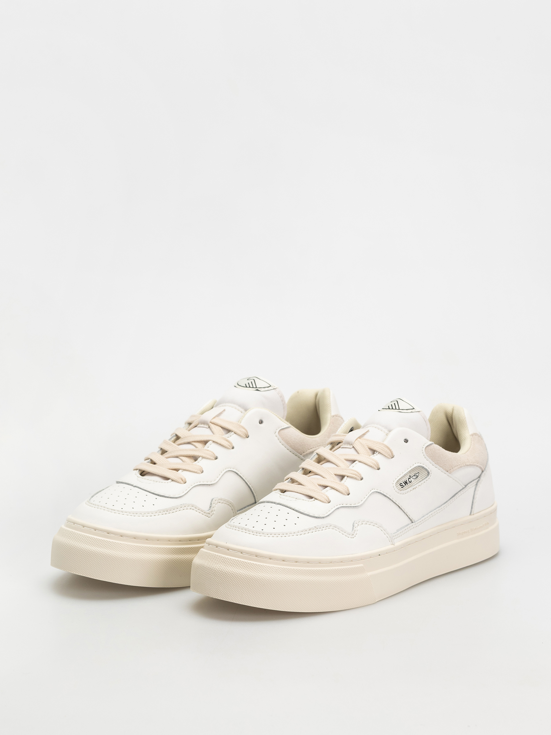 Pantofi Stepney Workers Club Pearl (leather white putty)