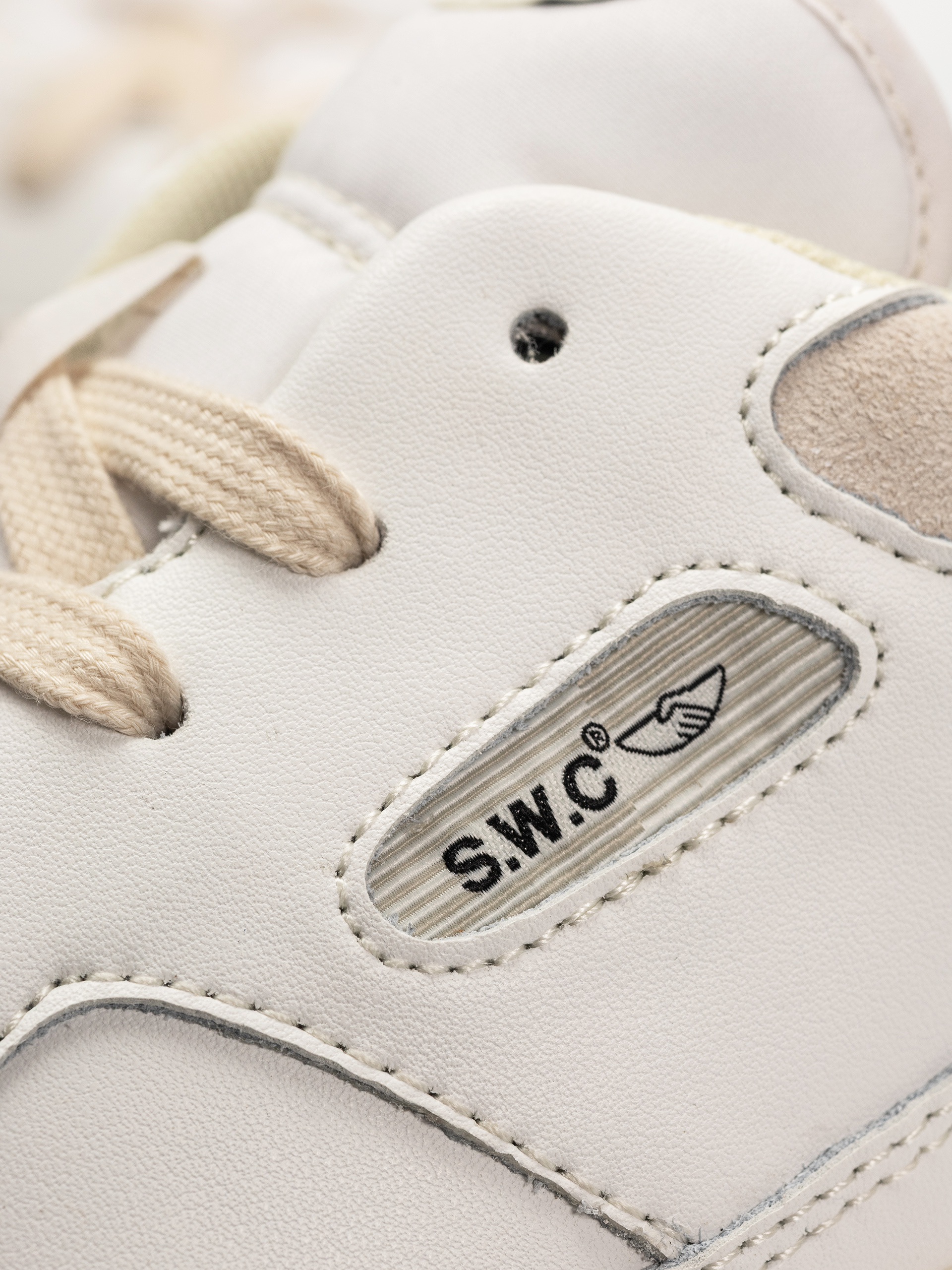 Pantofi Stepney Workers Club Pearl (leather white putty)
