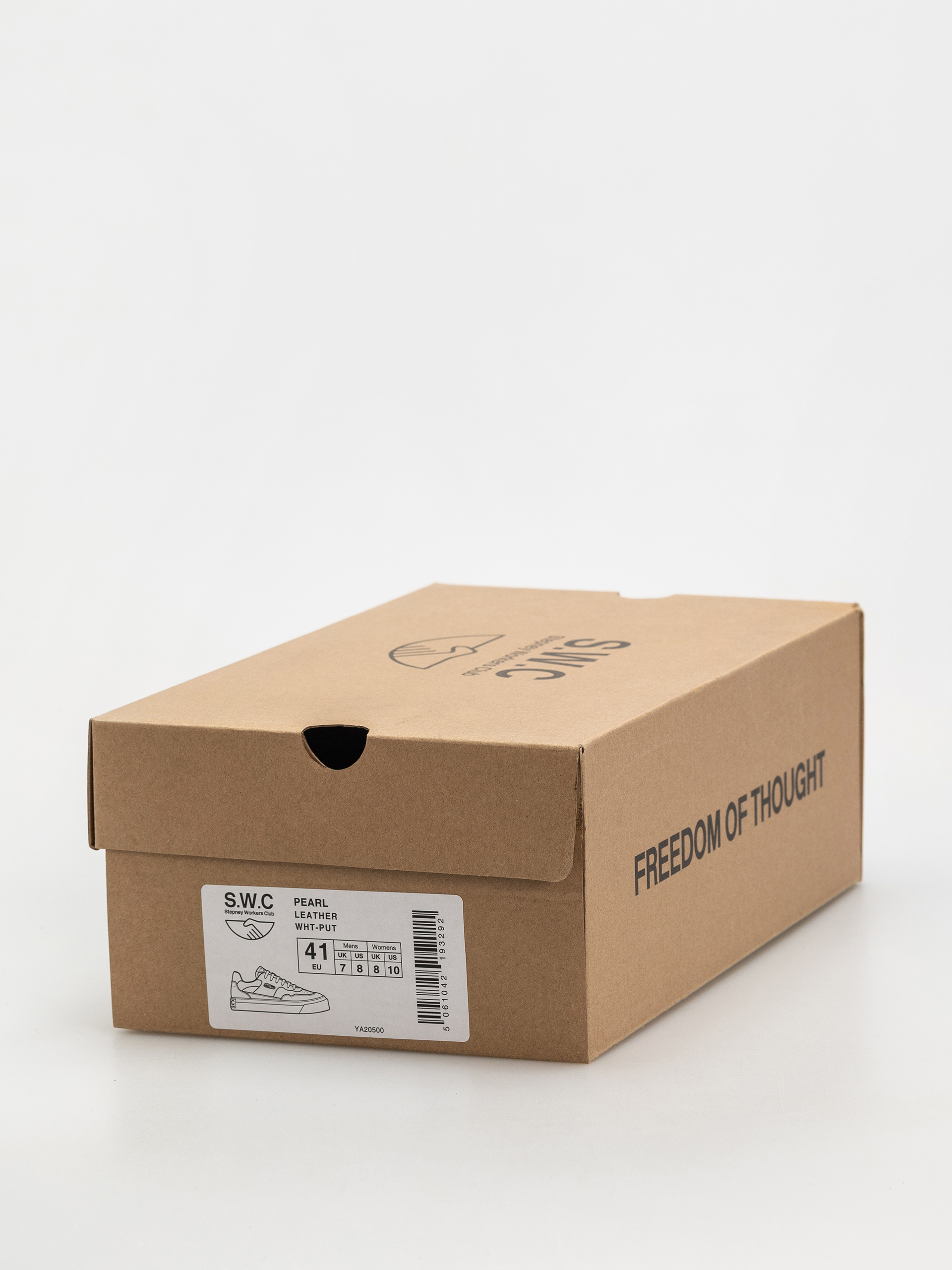 Pantofi Stepney Workers Club Pearl (leather white putty)