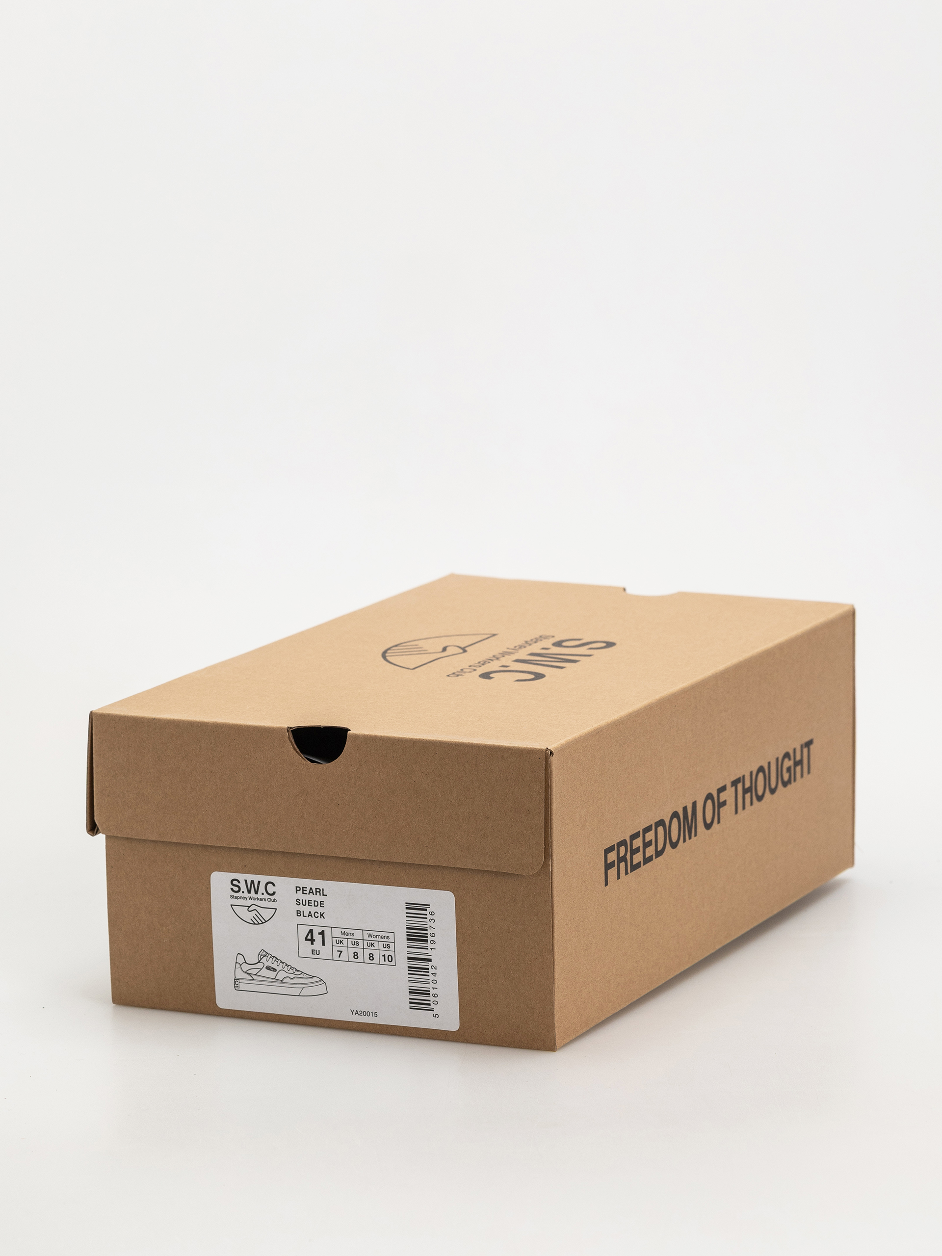 Pantofi Stepney Workers Club Pearl (suede black)