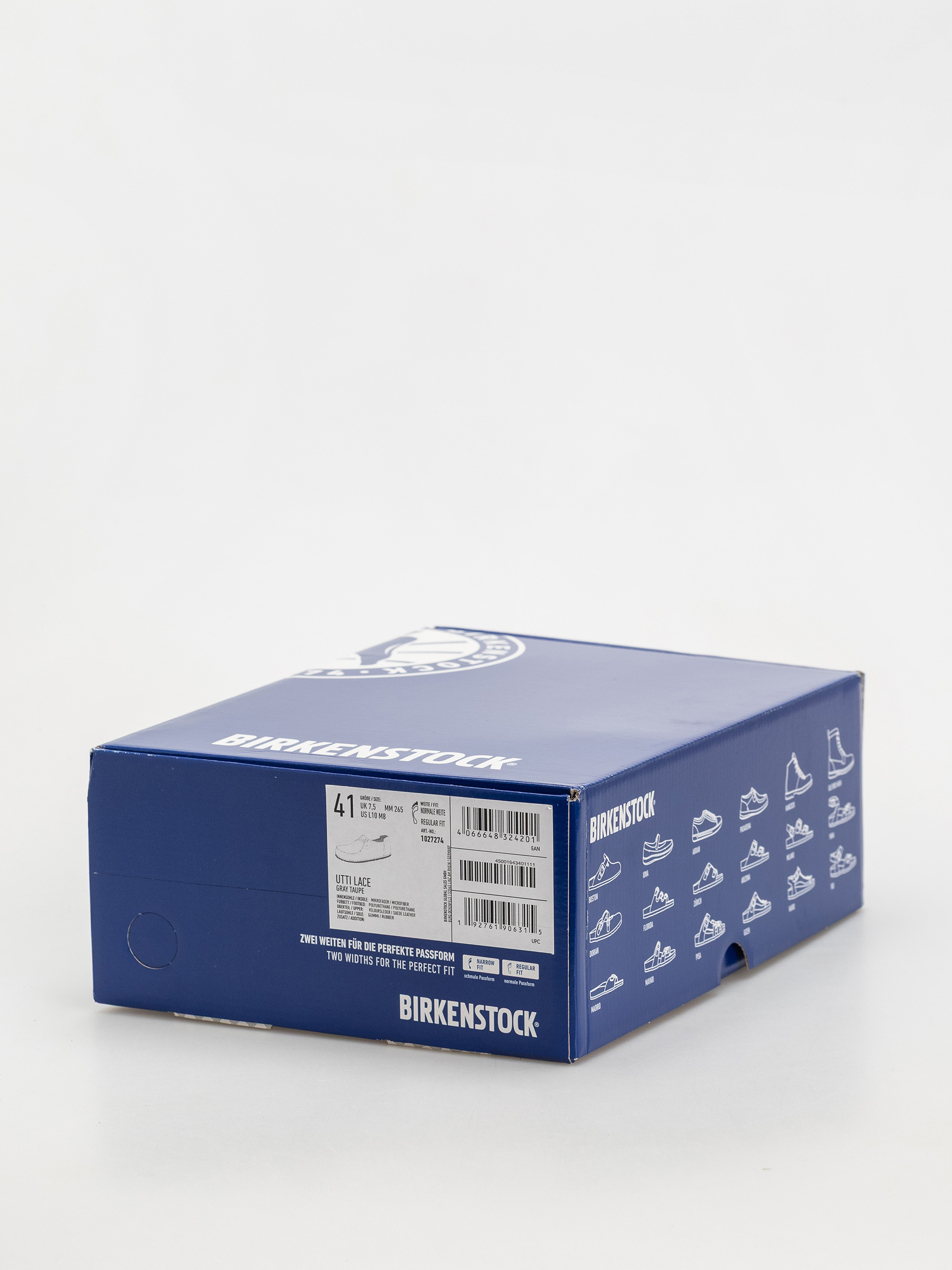 Șlapi Birkenstock Utti Lace Suede Leather Regular (gray taupe)