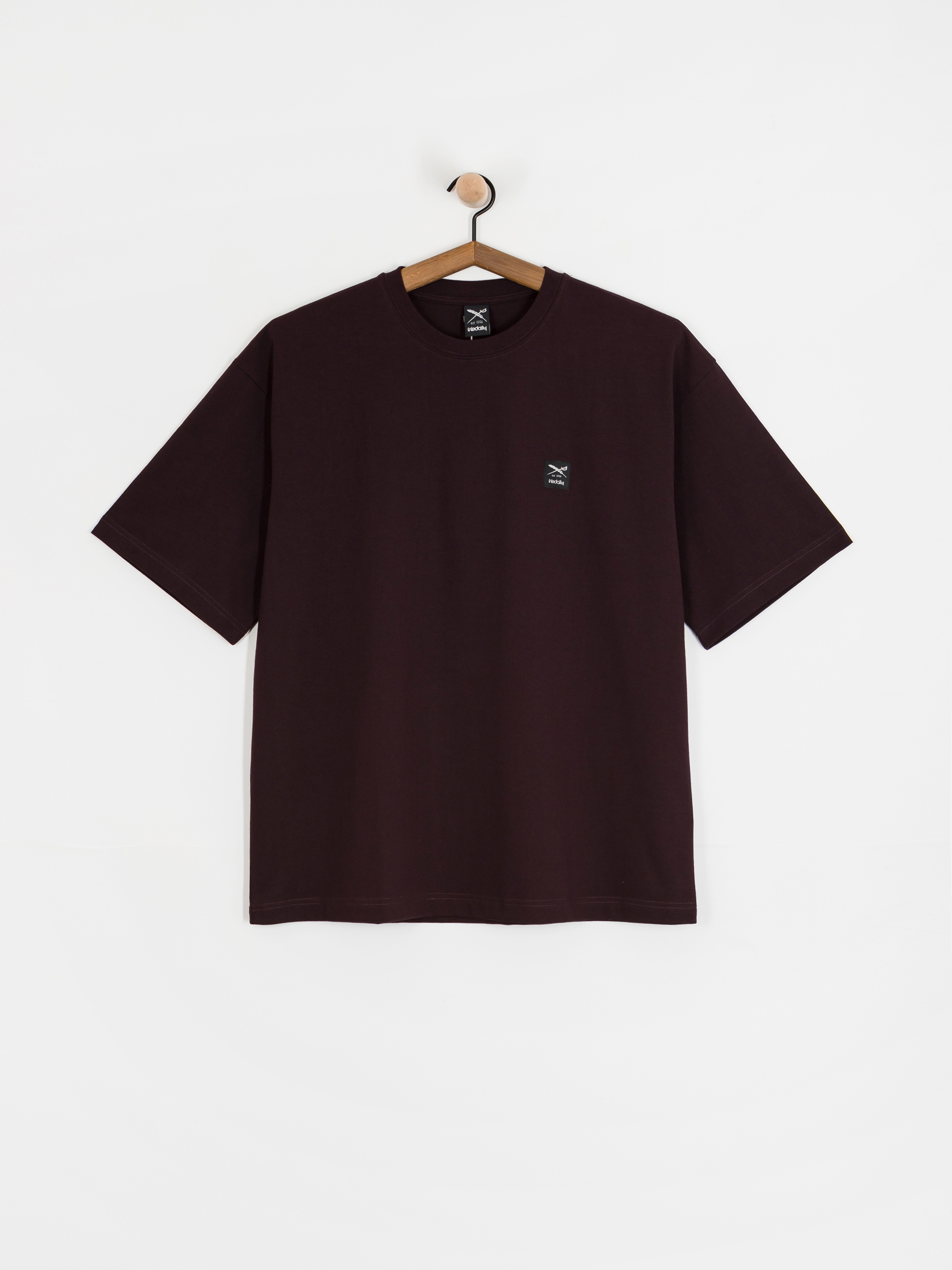 Tricou Iriedaily Heavy Flag (aubergine)