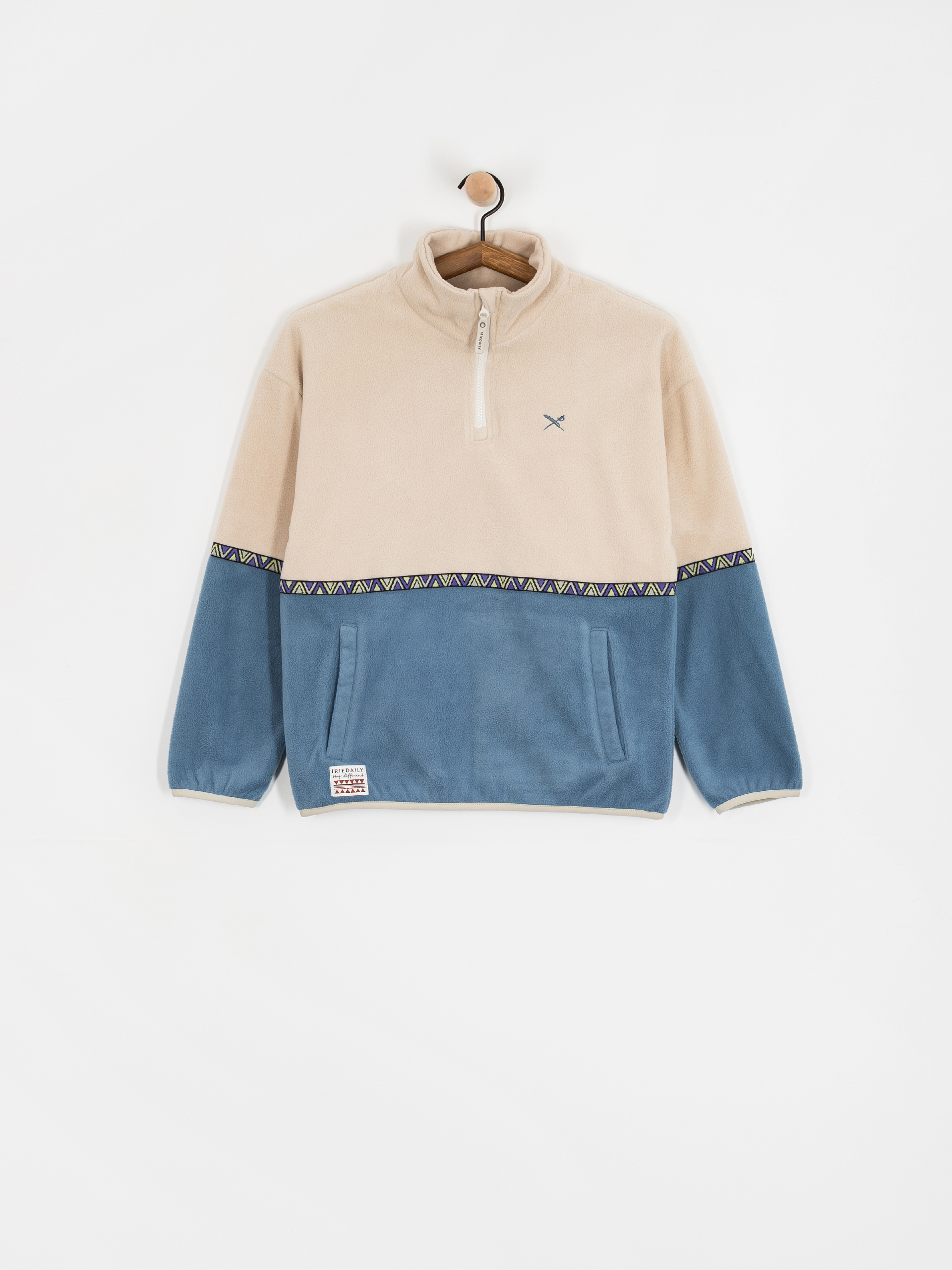 Pentru femei Hanorac din fleece Iriedaily Holina (grey blue)