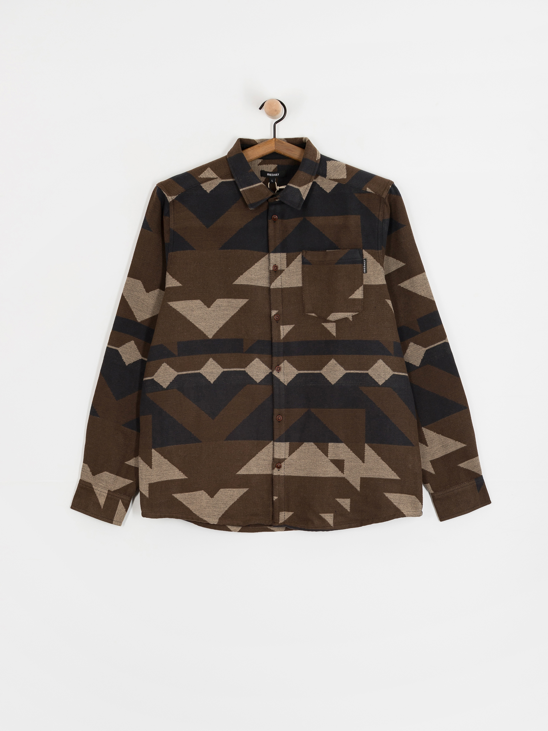 Cămașă Iriedaily Santania (dark coffee)