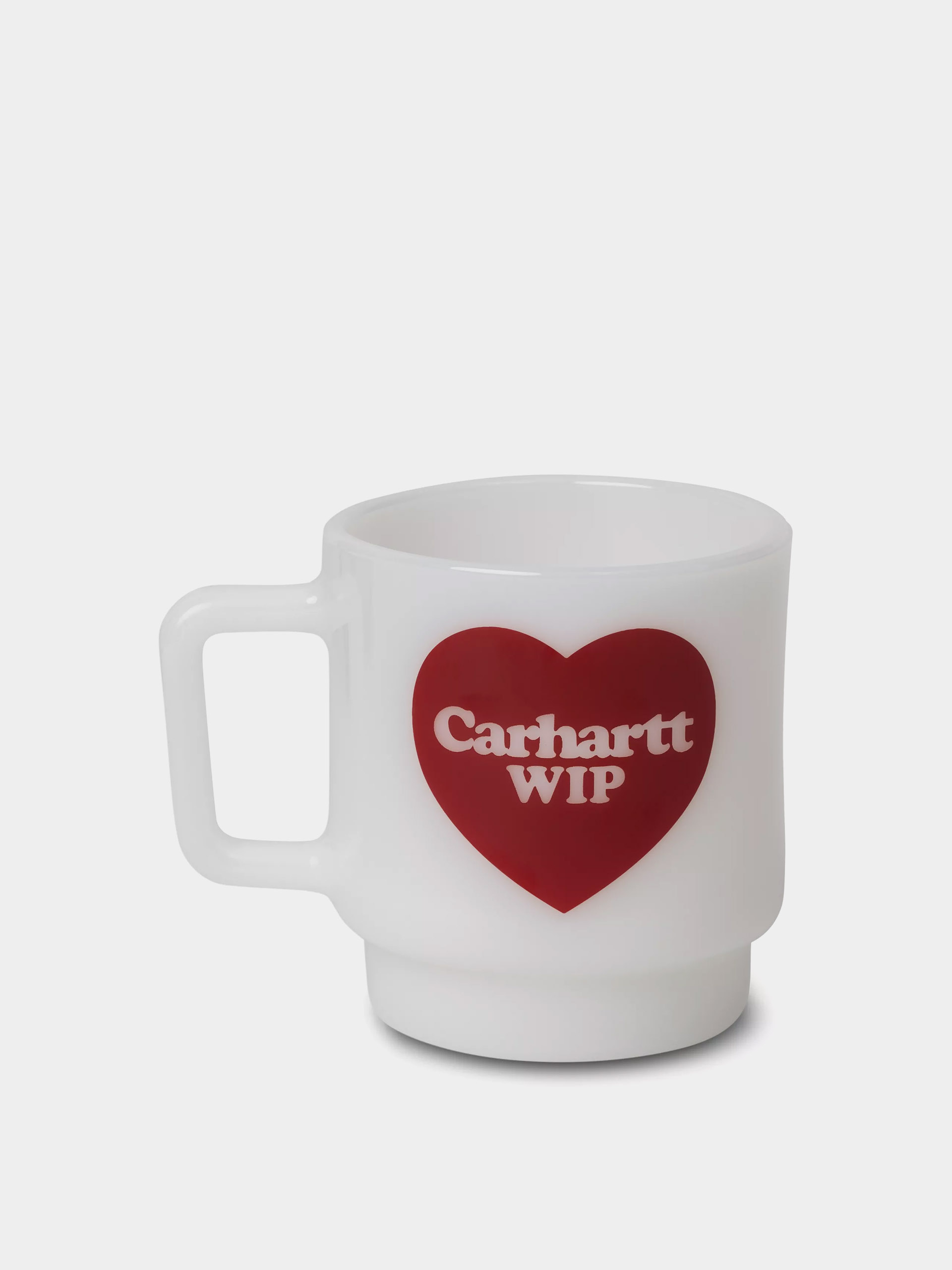 Ceau0219cu0103 Carhartt WIP Heart Glass Mug (white)