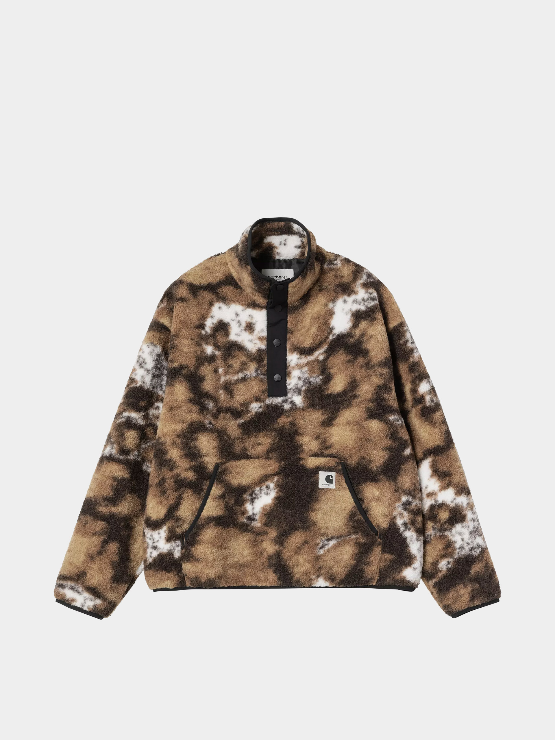Hanorac din fleece Carhartt WIP Elliot Wmn (wild dog jacquard/black)