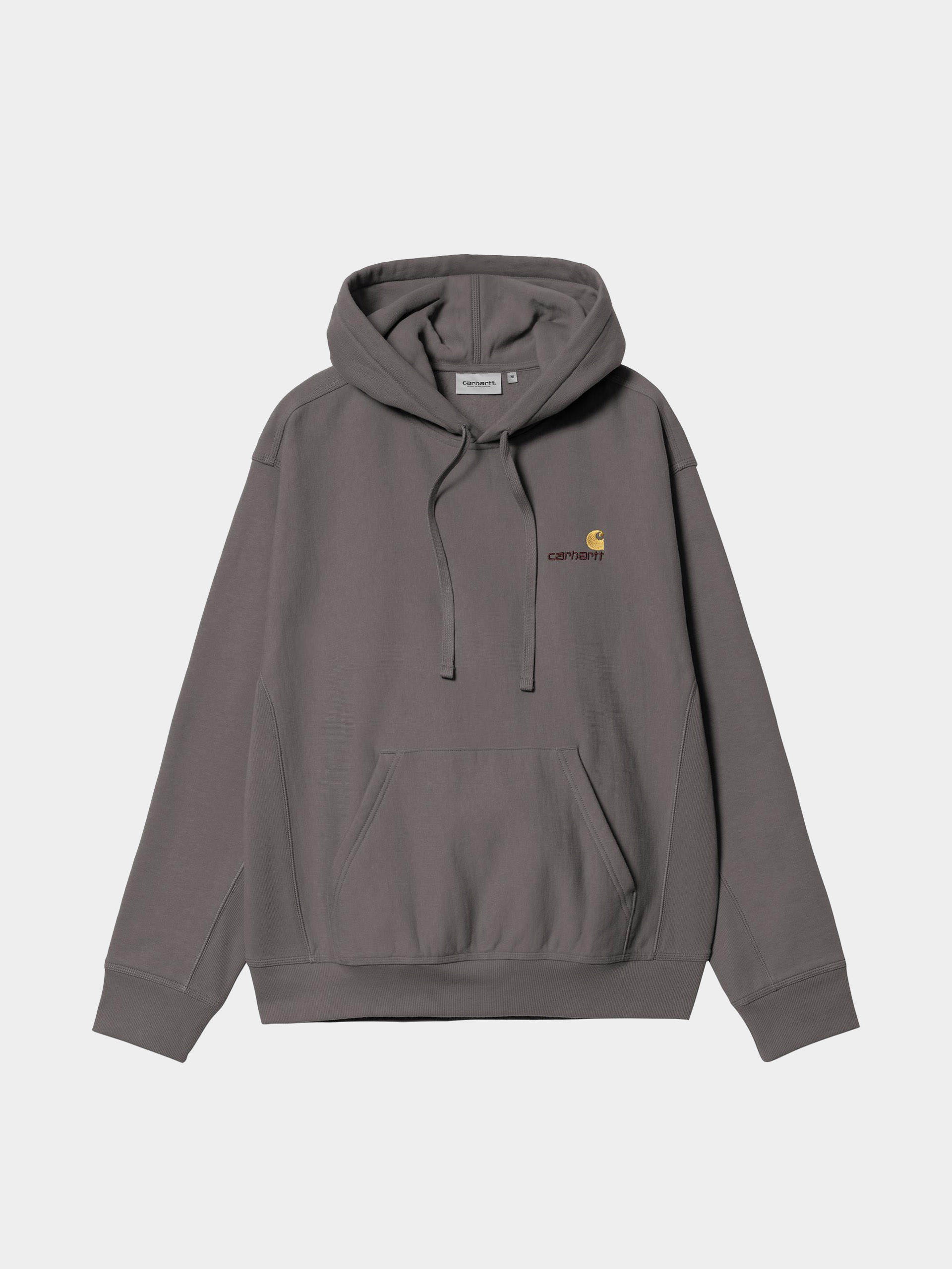 Hanorac cu glugu0103 Carhartt WIP American Script HD (porphyry)